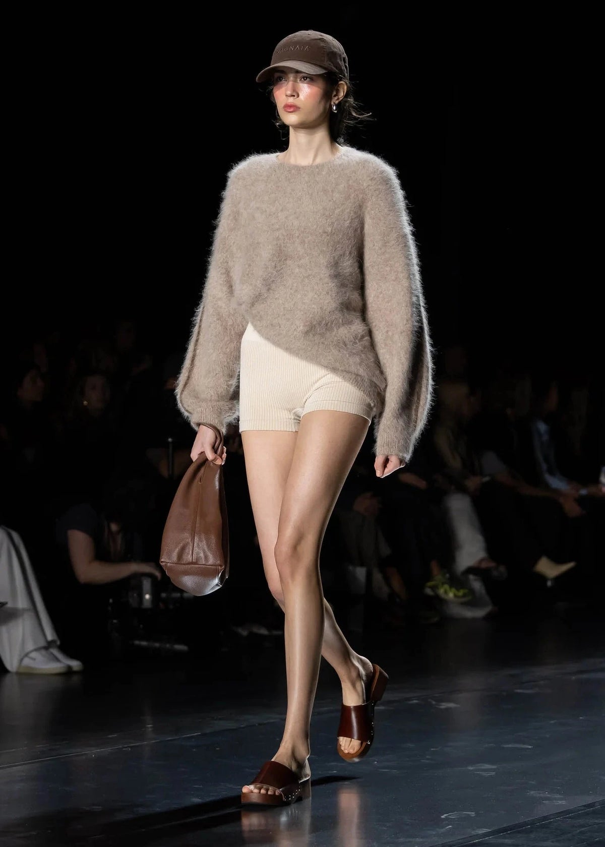 Nagnata // Micro Wool Mini Short / Bone White Womens Nagnata 