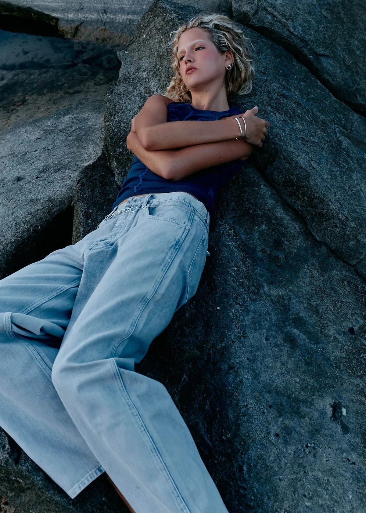 Nagnata // Sienna Tank / Denim Womens Nagnata 