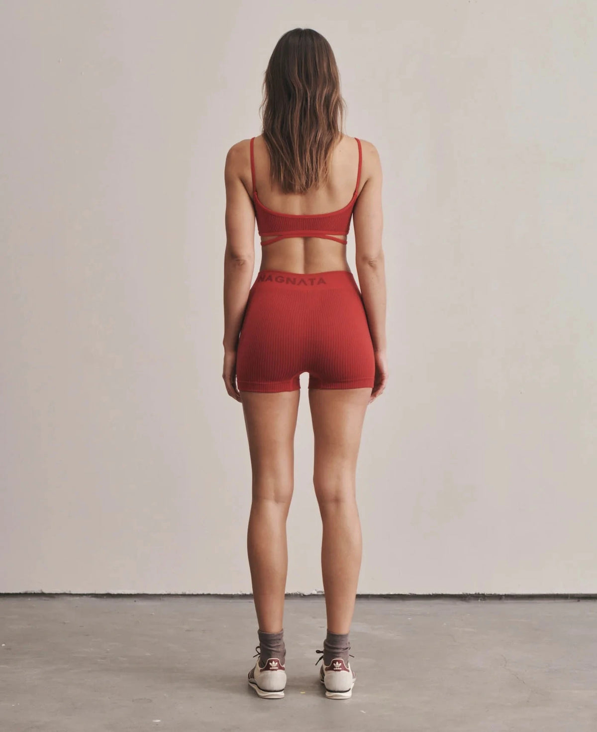 Nagnata // Splice Wool Bralet / Crimson Womens Nagnata 