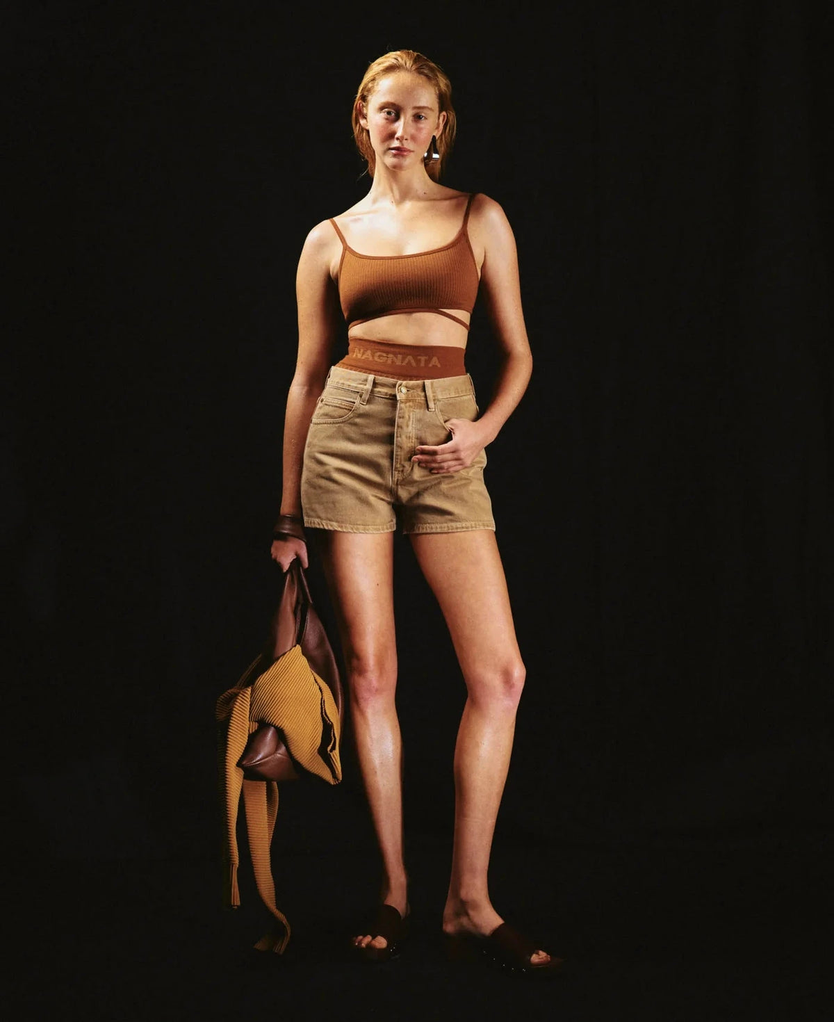 Nagnata // Splice Wool Bralet / Spice Womens Nagnata 