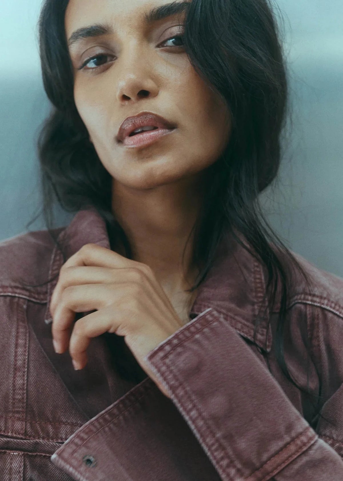 Nagnata // Vegetable Dye Utility Jacket / Bronzite Womens Nagnata 