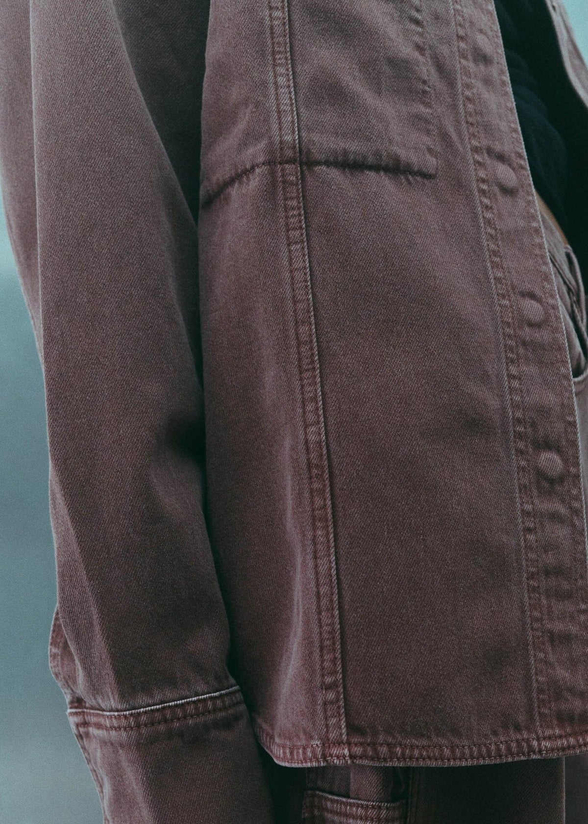 Nagnata // Vegetable Dye Utility Jacket / Bronzite Womens Nagnata 