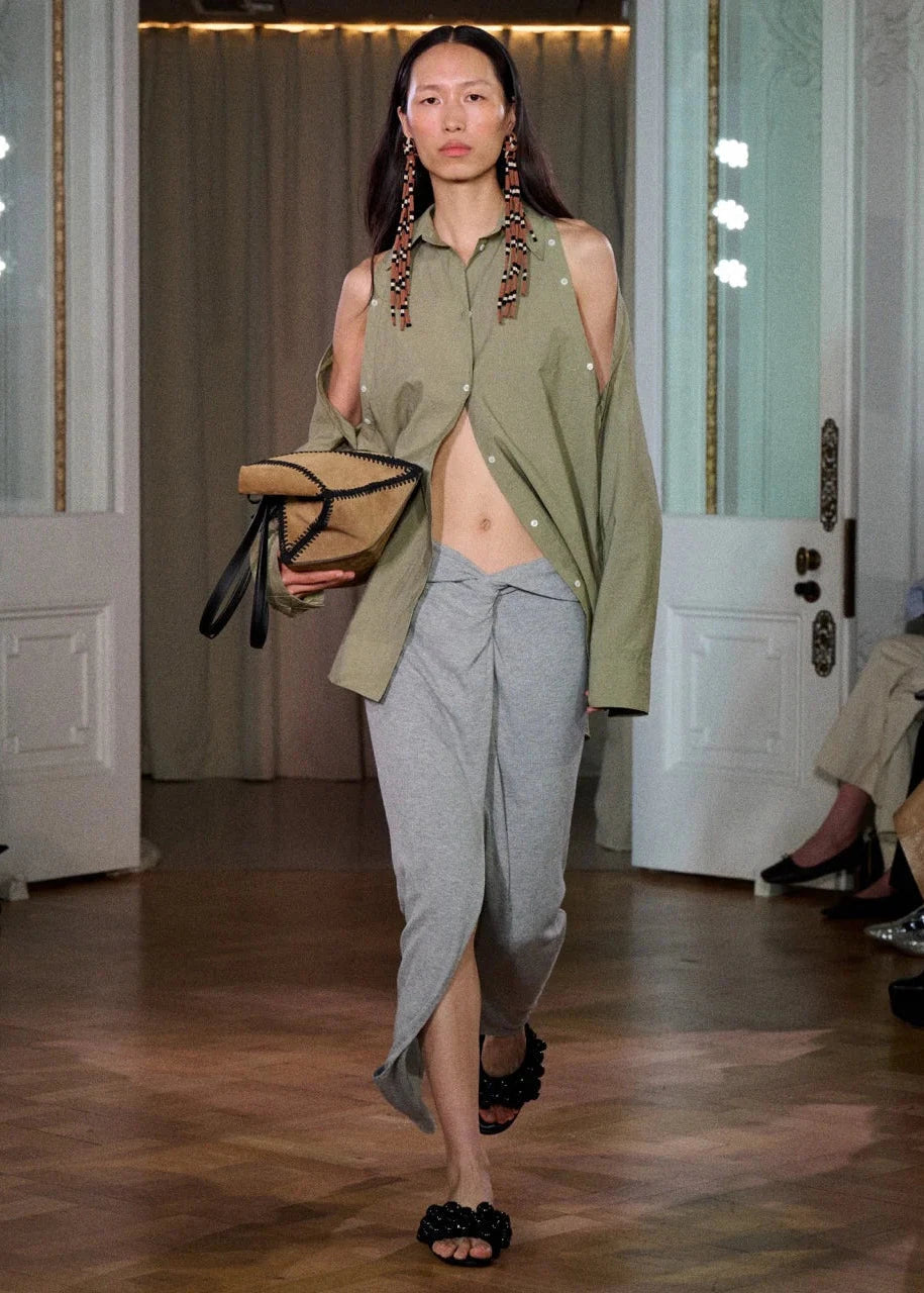 Nanushka // Carlene Skirt / Grey Melange Womens Nanushka 