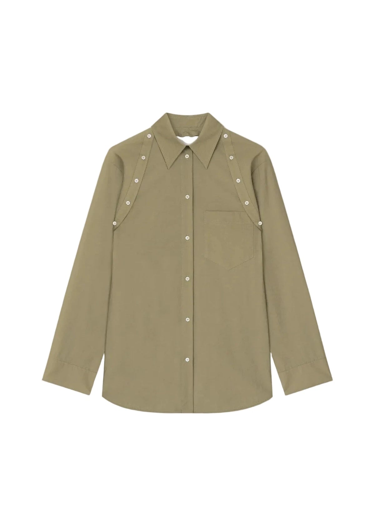Nanushka // Nananda Blouse / Moss Womens Nanushka 