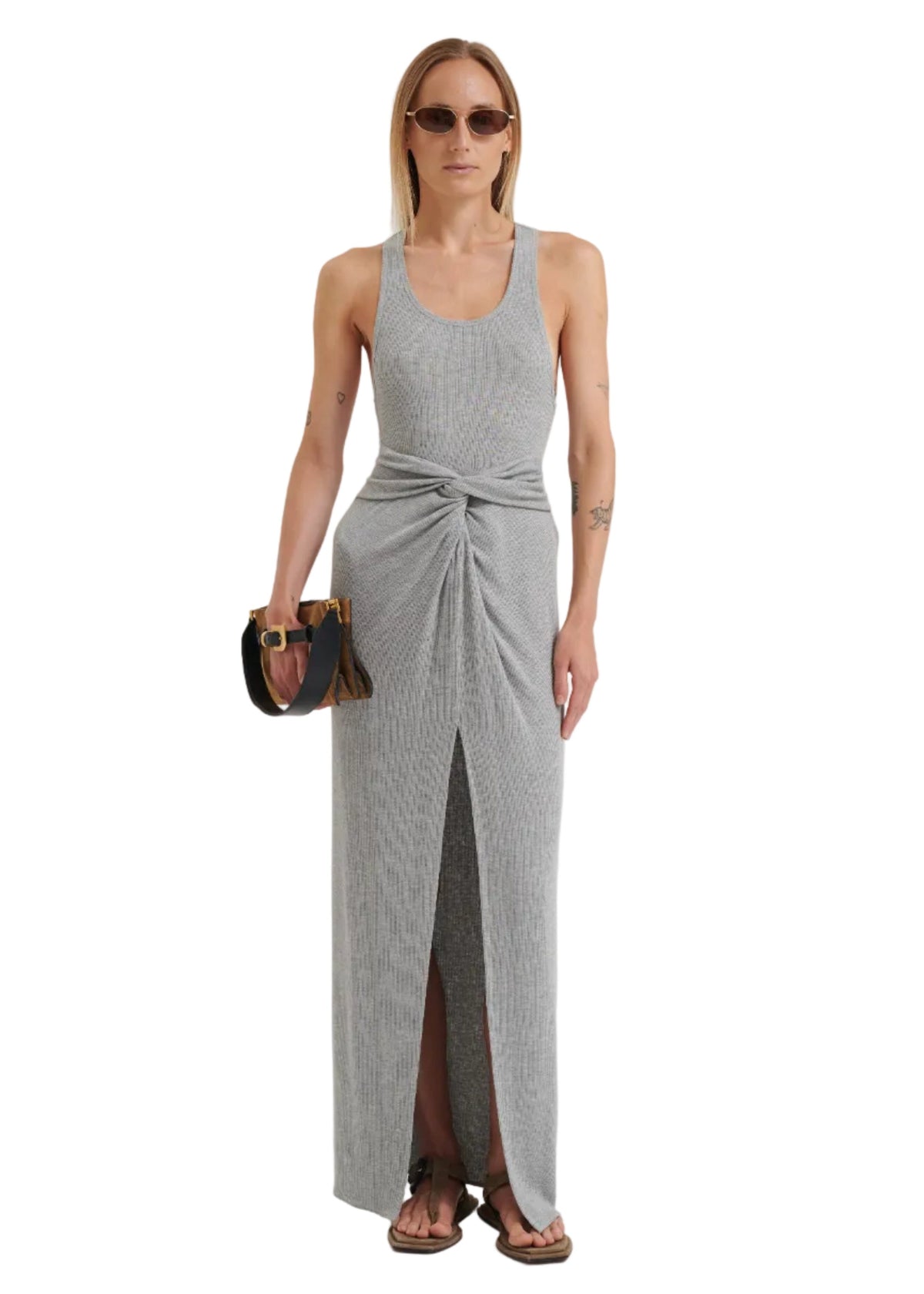 Nanushka // Ofelia Dress / Grey Melange Womens Nanushka 