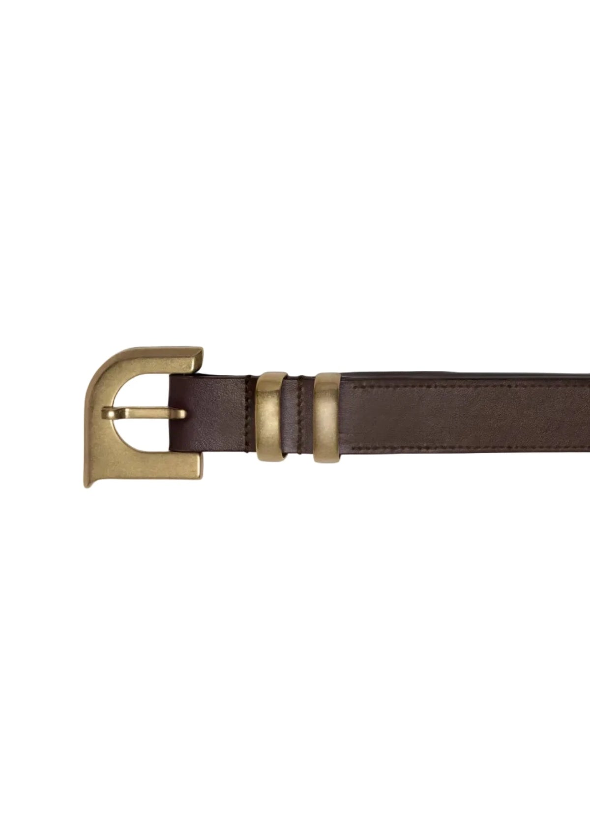 Nanushka // Ryker Belt / Dark Brown Womens Nanushka 