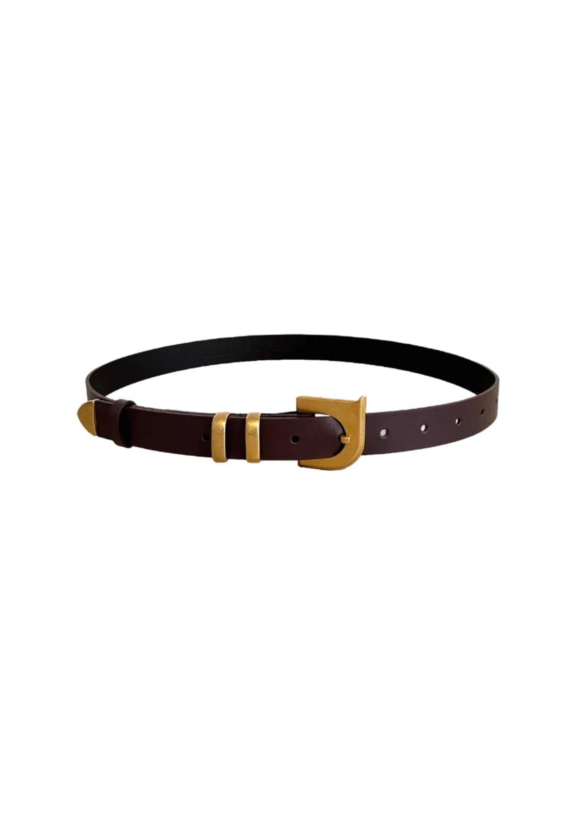 Nanushka // Ryker Belt / Dark Brown Womens Nanushka 