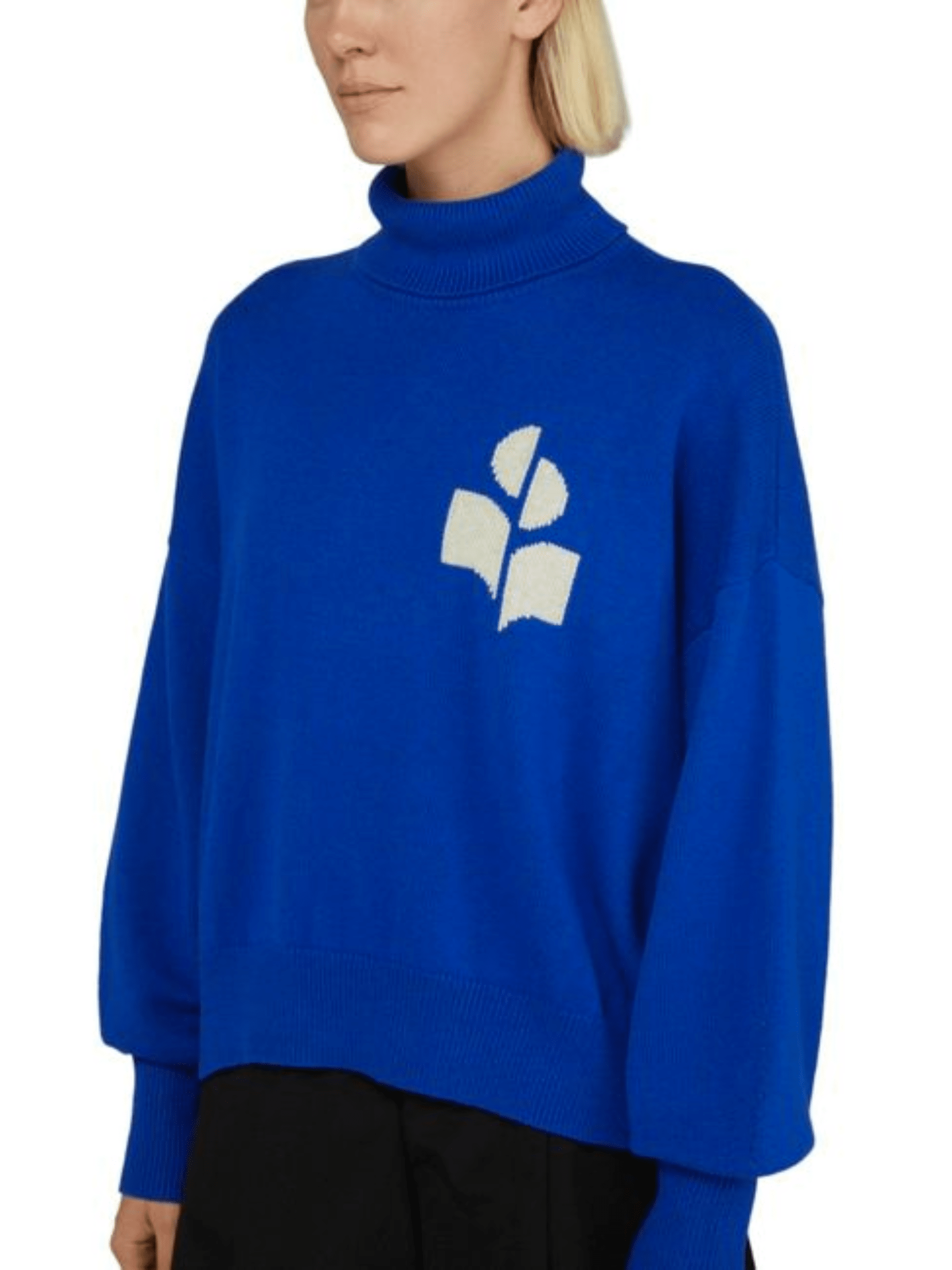 Electric blue sweatshirt hotsell
