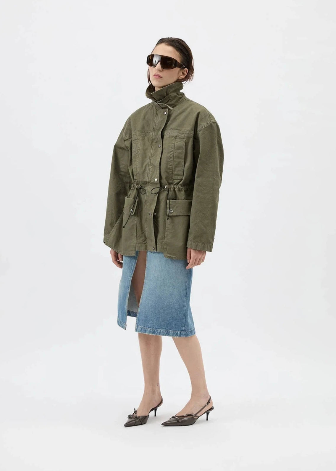 Parka / Tea Leaf Womens HALFBOY 