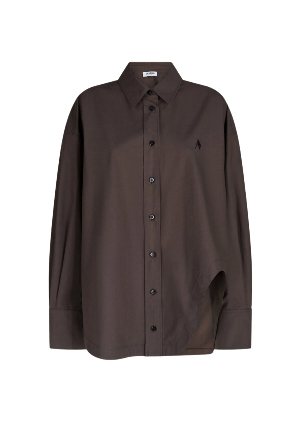 Popeline Shirt / Dark Brown Womens The Attico 