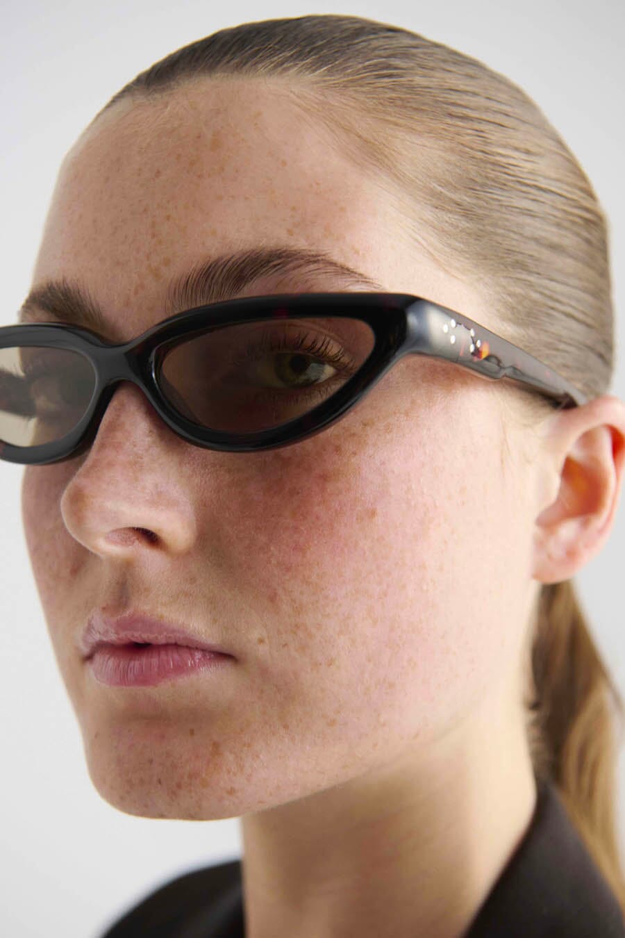 Port Tanger // Fanna Sunglasses / Myrrh Acetate & Olive Lens Womens Port Tanger 