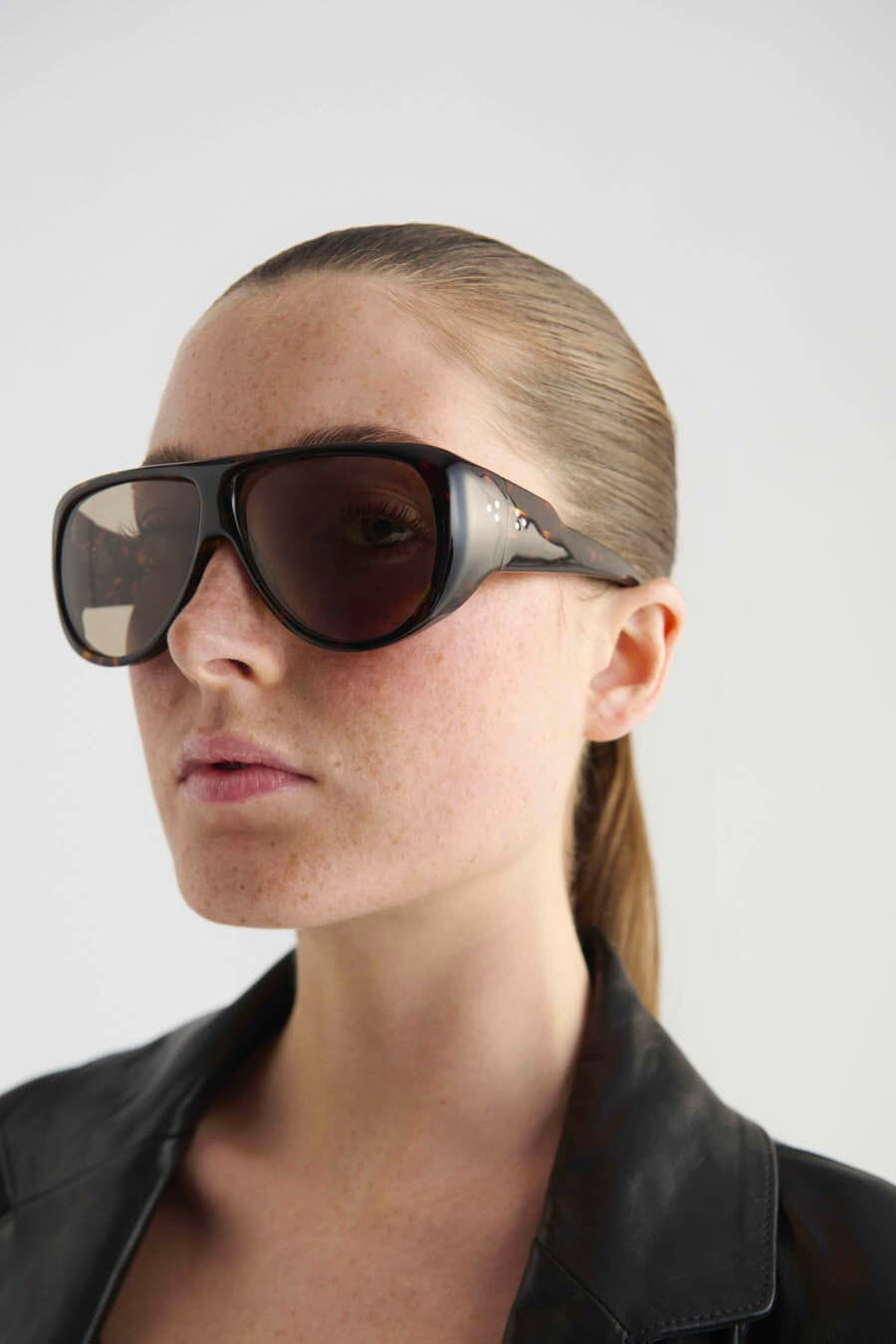 Port Tanger // Gambia Sunglasses / Myrrh Acetate Olive Lens Womens Port Tanger 