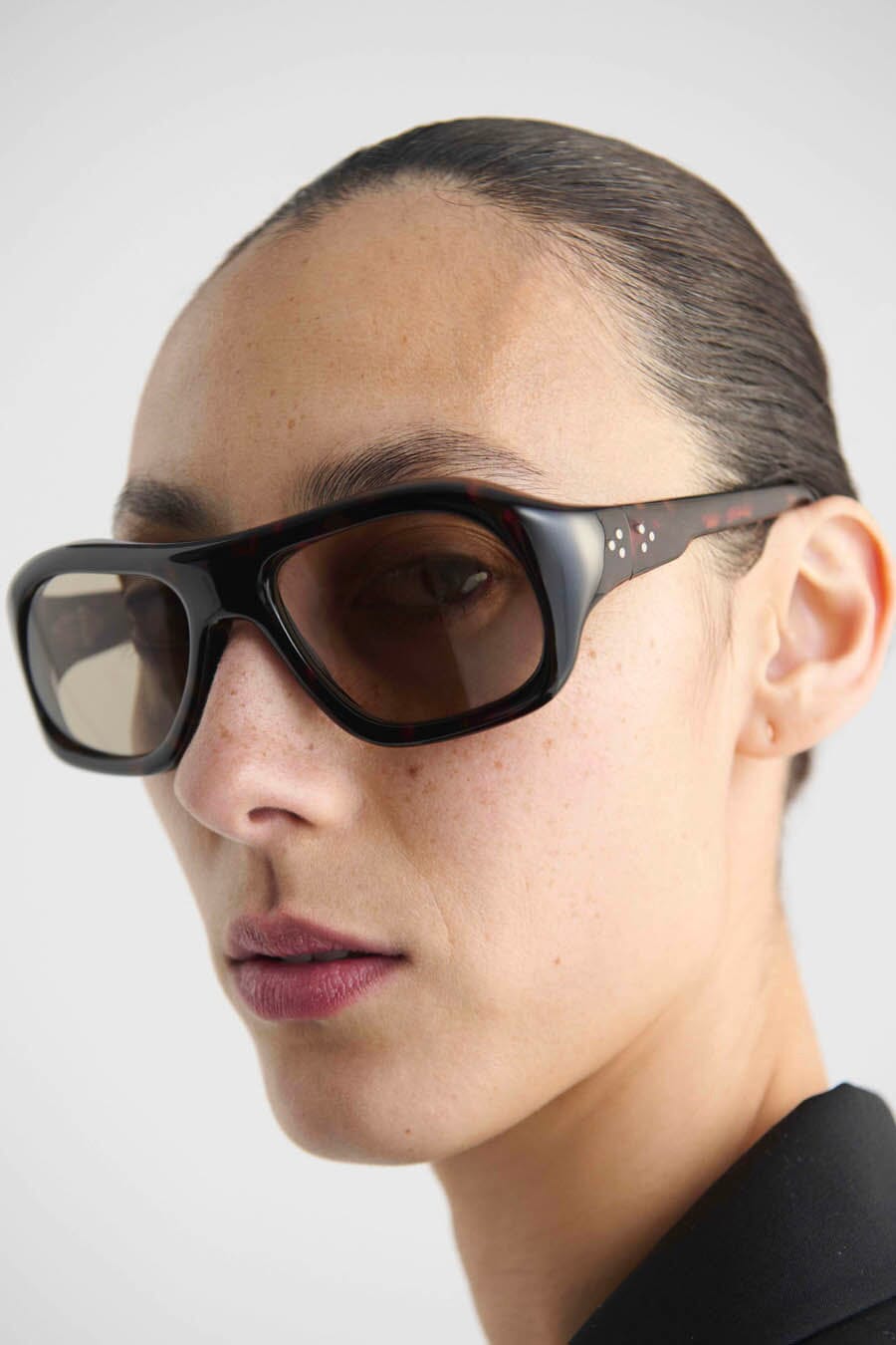 Port Tanger // Gray Sunglasses / Myrrh Acetate In Olive Lens Womens Port Tanger 