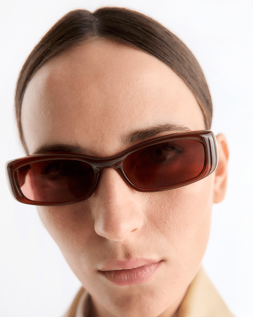 Port Tanger // Leila Sunglasses / Bunaa Acetate & Tobacco Lens Womens Port Tanger 
