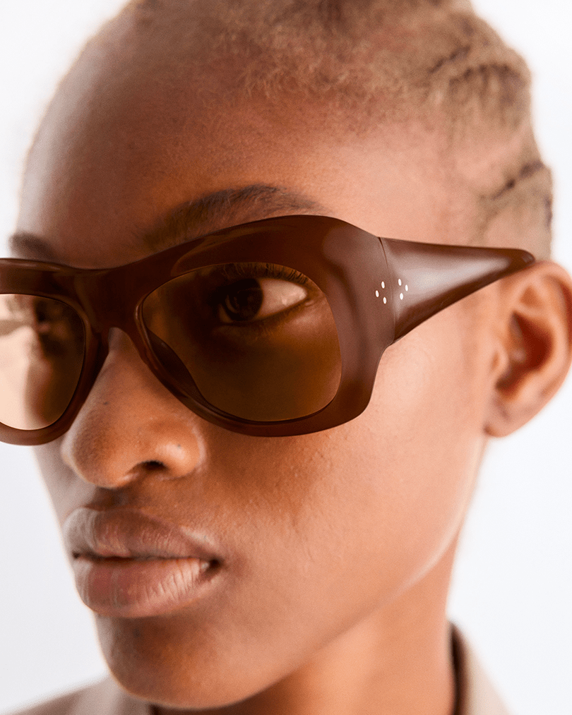 Port Tanger // Nazim Sunglasses / Bunaa Acetate & Caramel Lens Womens Port Tanger 