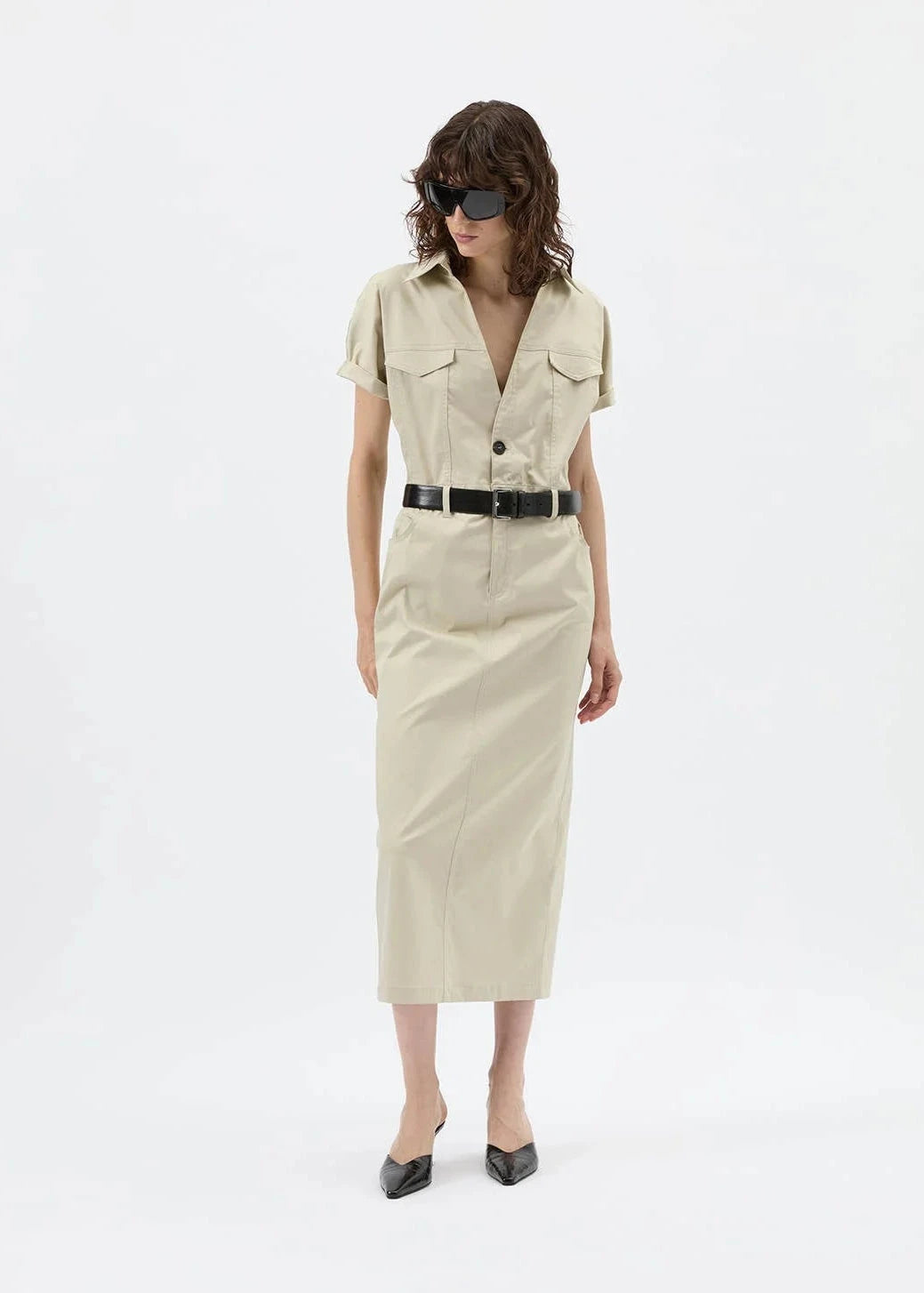Sahariana Dress / Tidal Foam Womens HALFBOY 