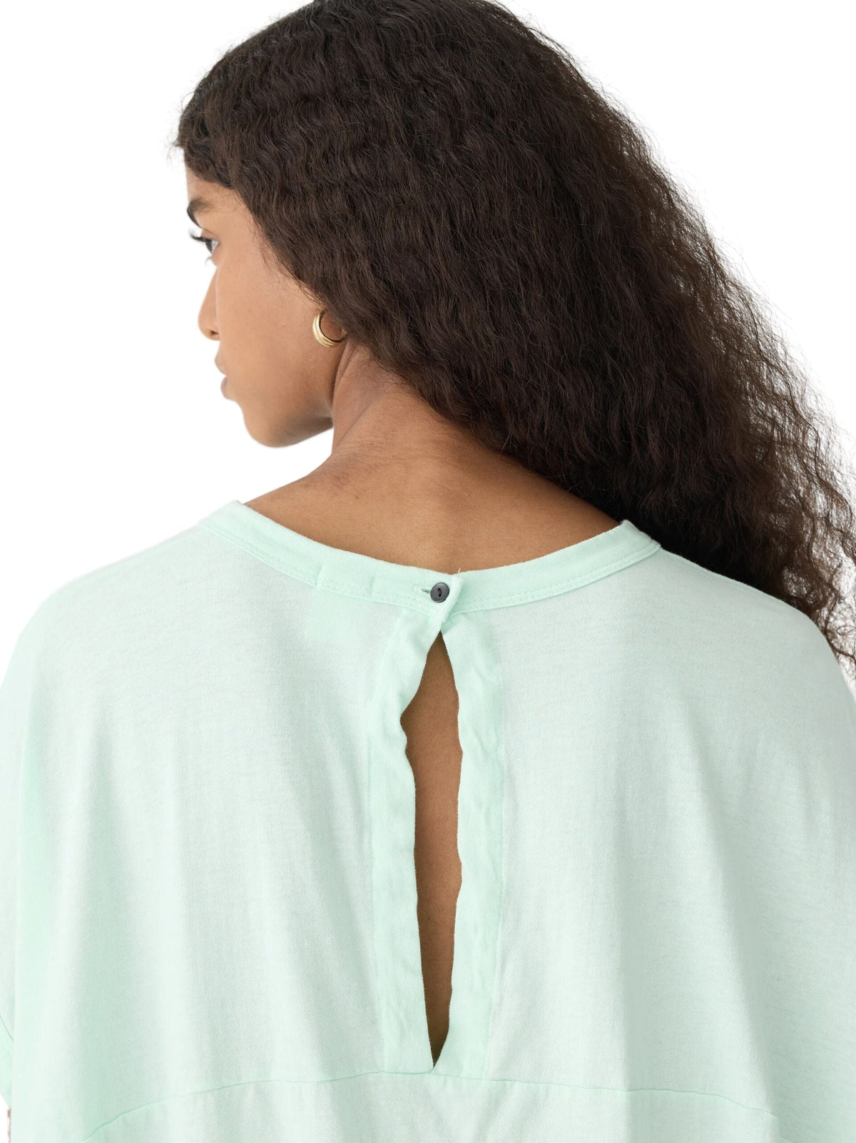 Slouch Circle Tank / Pearl Mint Womens Bassike 