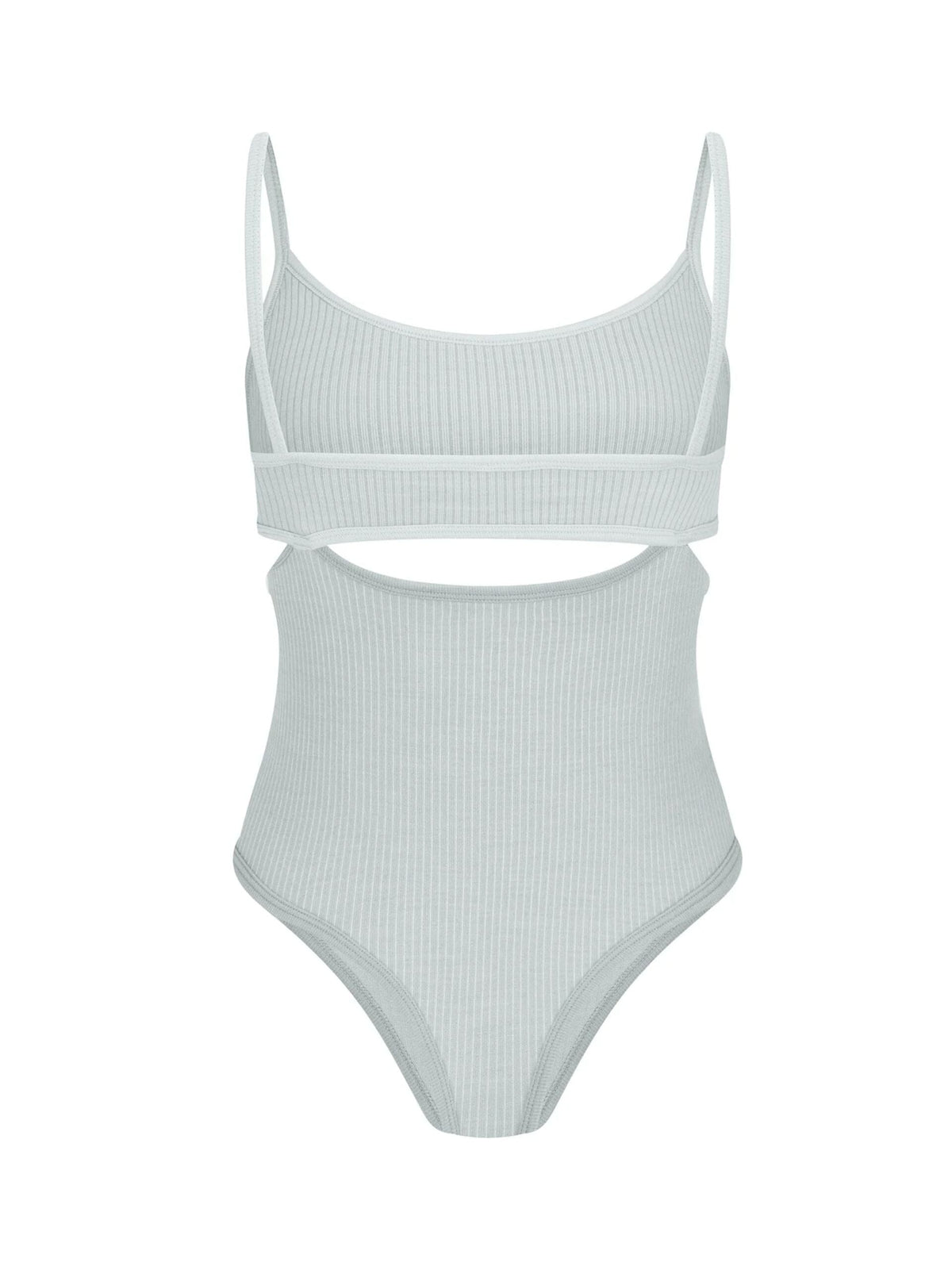 Splice Bodysuit / Silver Womens Nagnata 