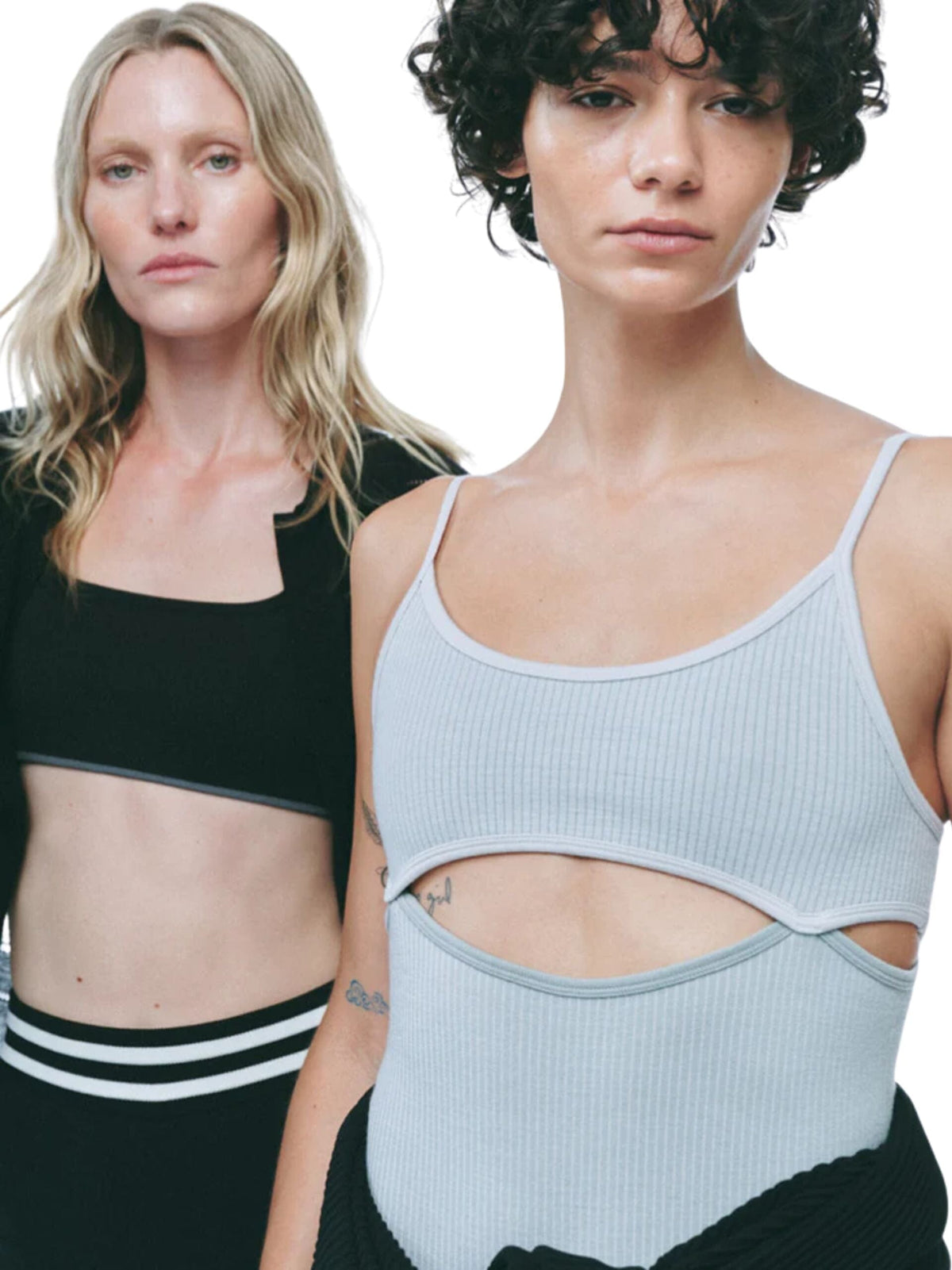 Splice Bodysuit / Silver Womens Nagnata 