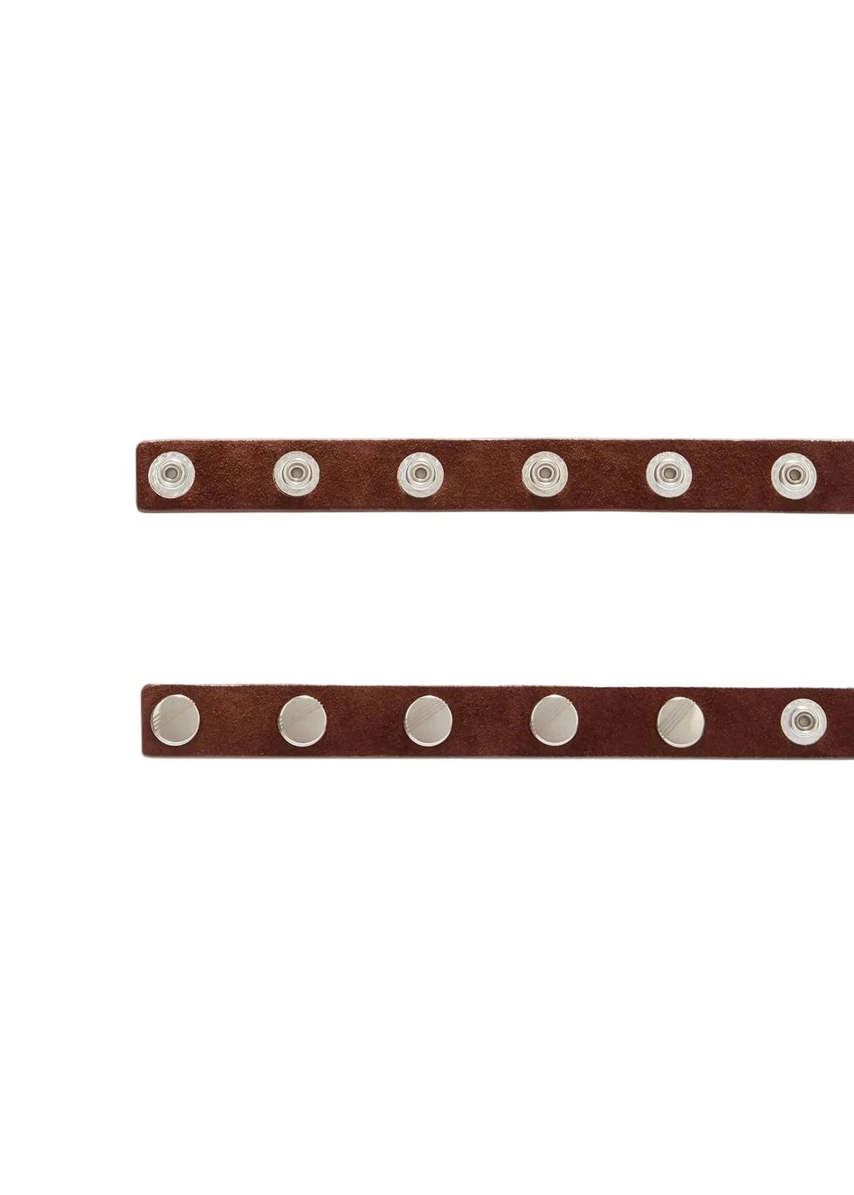 The Attico // Belt Suede / Light Chocolate Womens The Attico 