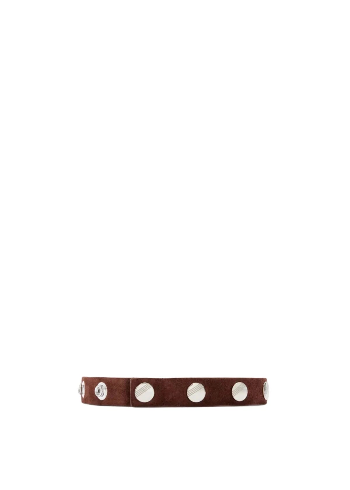 The Attico // Belt Suede / Light Chocolate Womens The Attico 