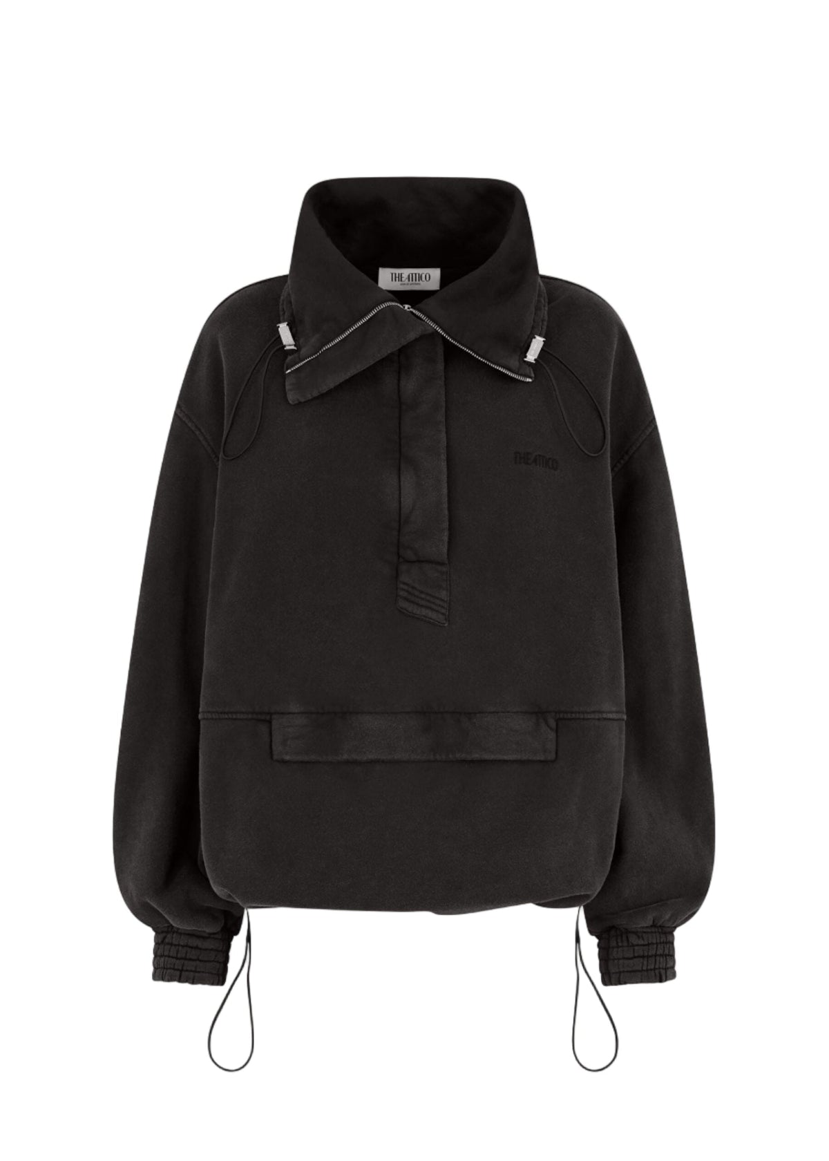 The Attico // Blouson American Fleece / Black Fade Womens The Attico 