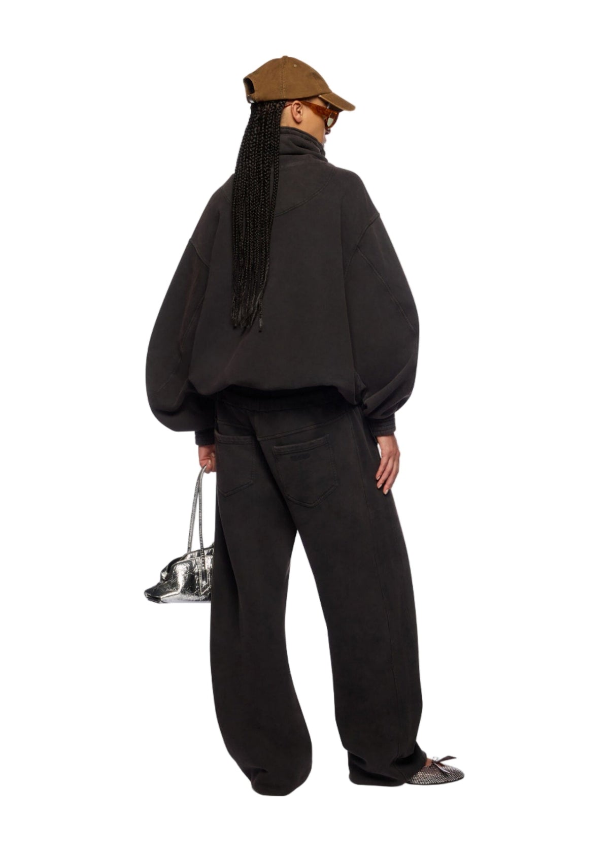 The Attico // Blouson American Fleece / Black Fade Womens The Attico 