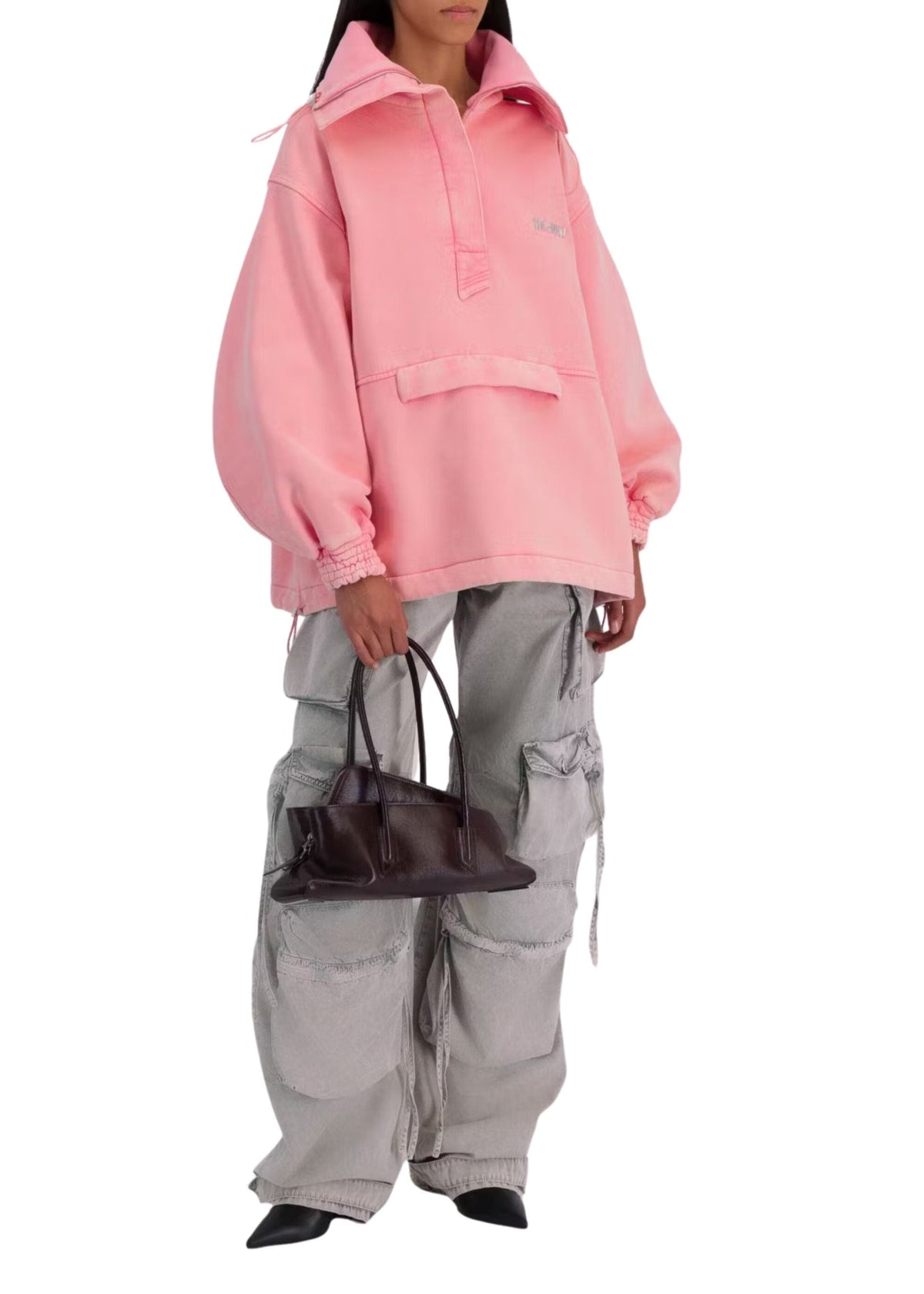The Attico // Blouson Heavy Jersey / Pink Shades Womens The Attico 