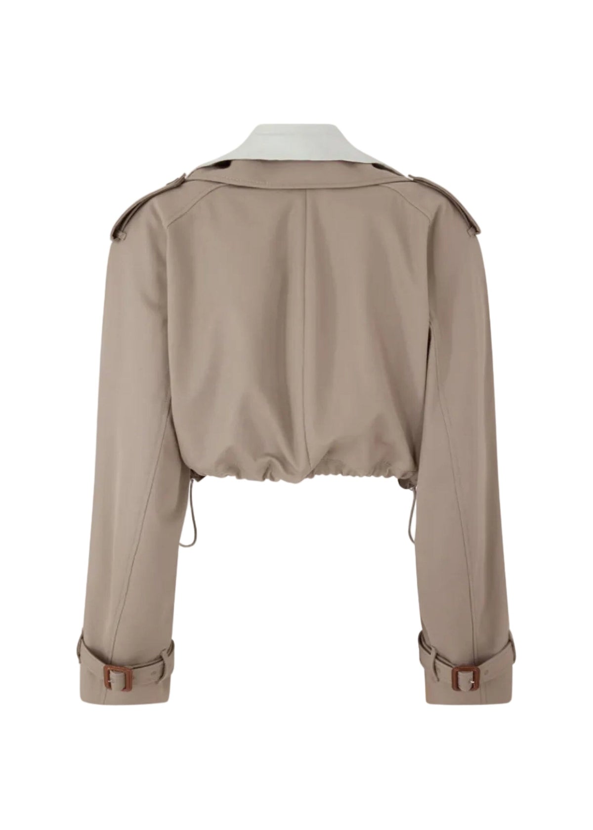 The Attico // Blouson Trench Gabardine / Toupe Grey Womens The Attico 