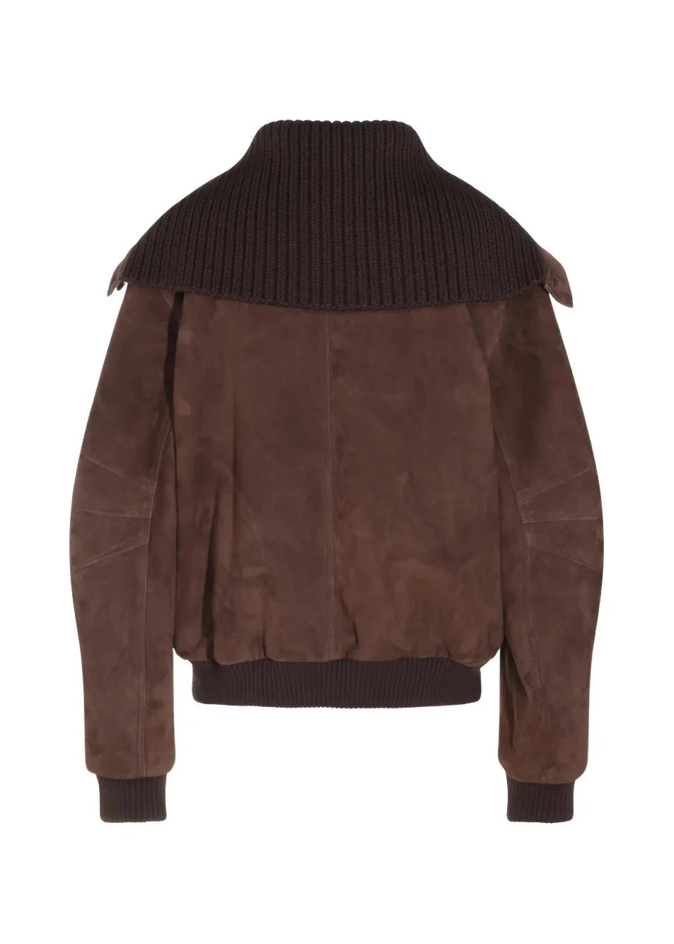 The Attico // Bomber Suede / Dark Brown Womens The Attico 
