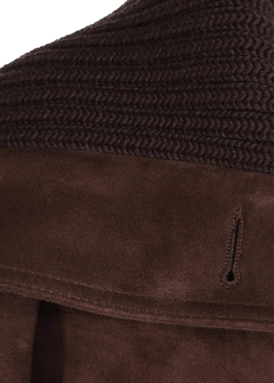 The Attico // Bomber Suede / Dark Brown Womens The Attico 