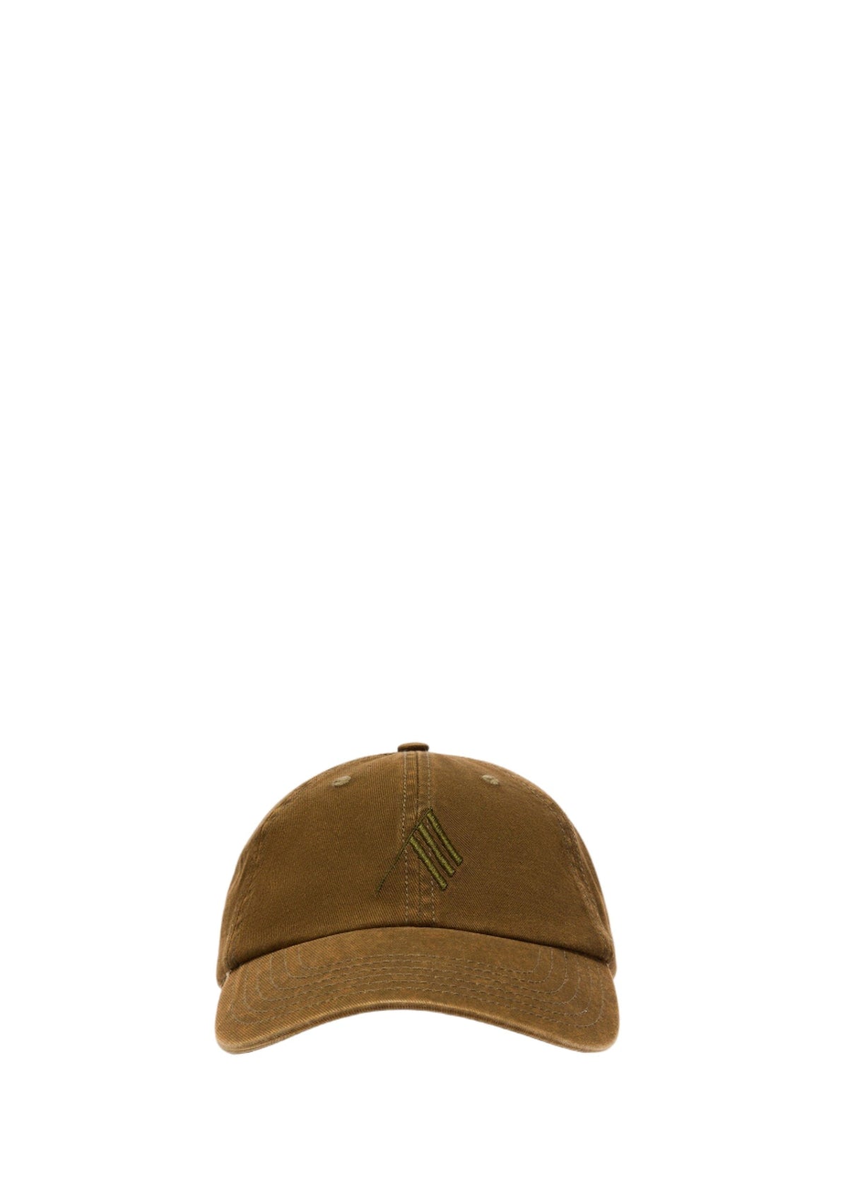 The Attico // Cap Canvas Embroidered Logo / Military Green Womens The Attico 