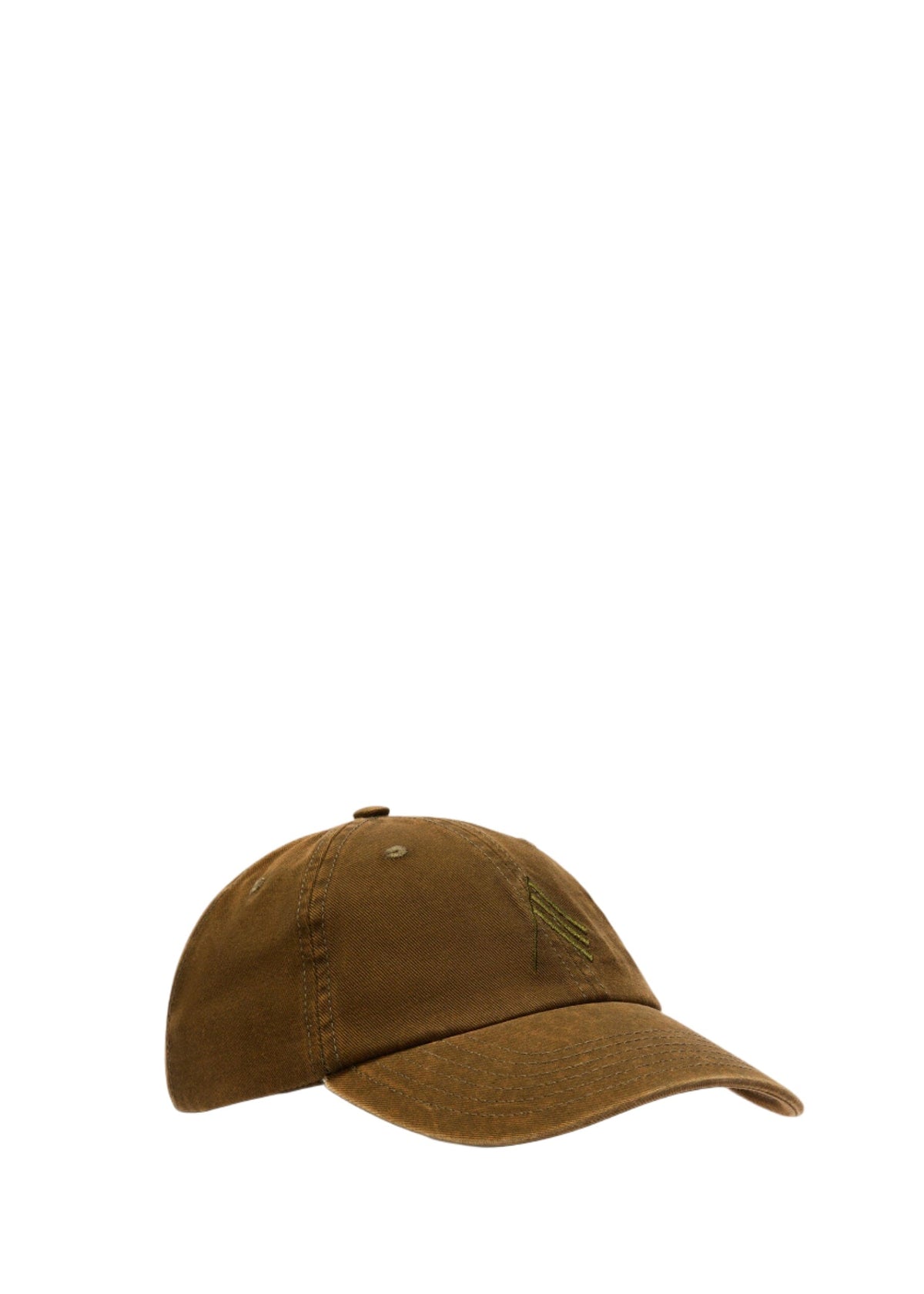 The Attico // Cap Canvas Embroidered Logo / Military Green Womens The Attico 