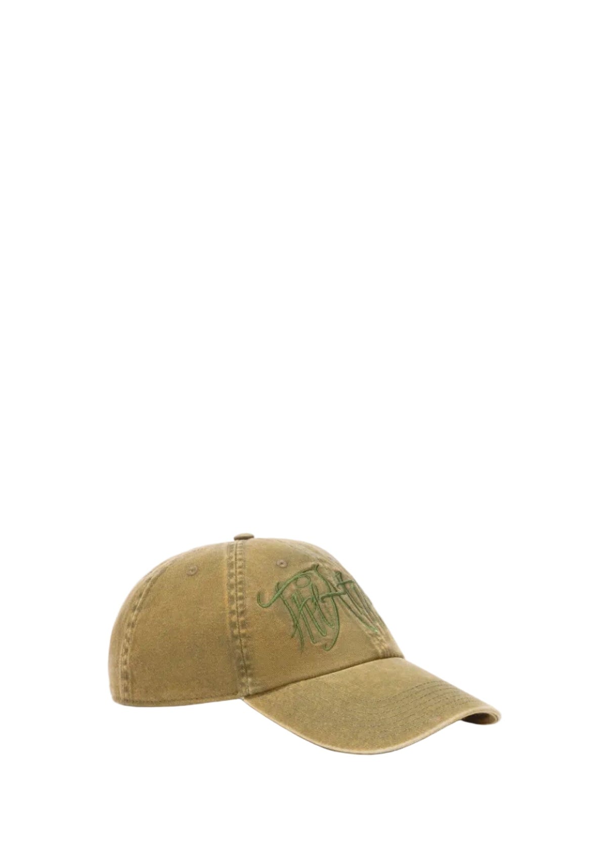 The Attico // Cap Embroidered Canvas / Military Green Womens The Attico 