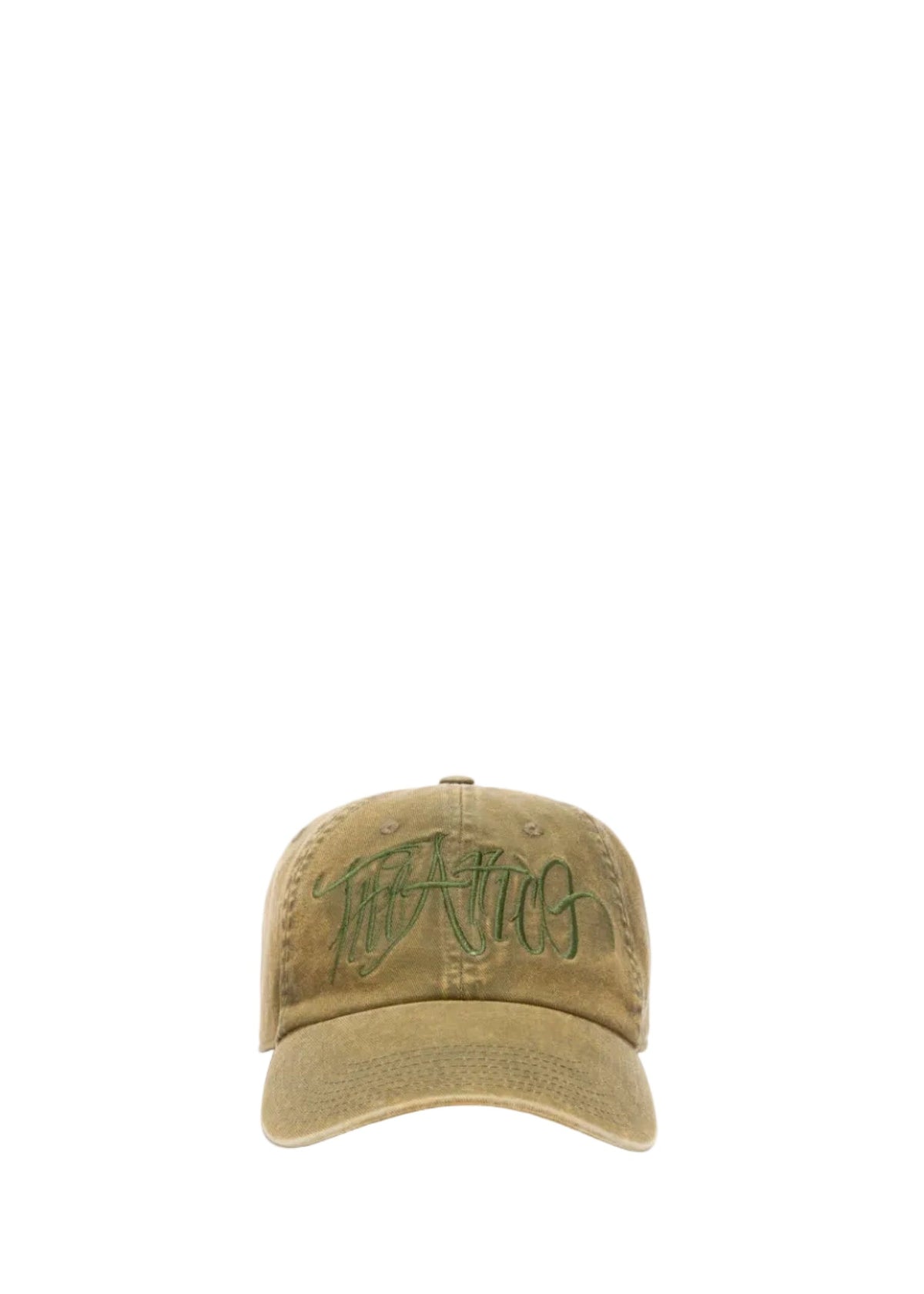 The Attico // Cap Embroidered Canvas / Military Green Womens The Attico 