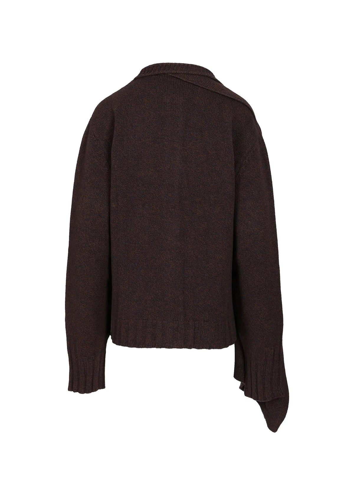 The Attico // Cardigan Wool Cashmere / Brown Shades Womens The Attico 