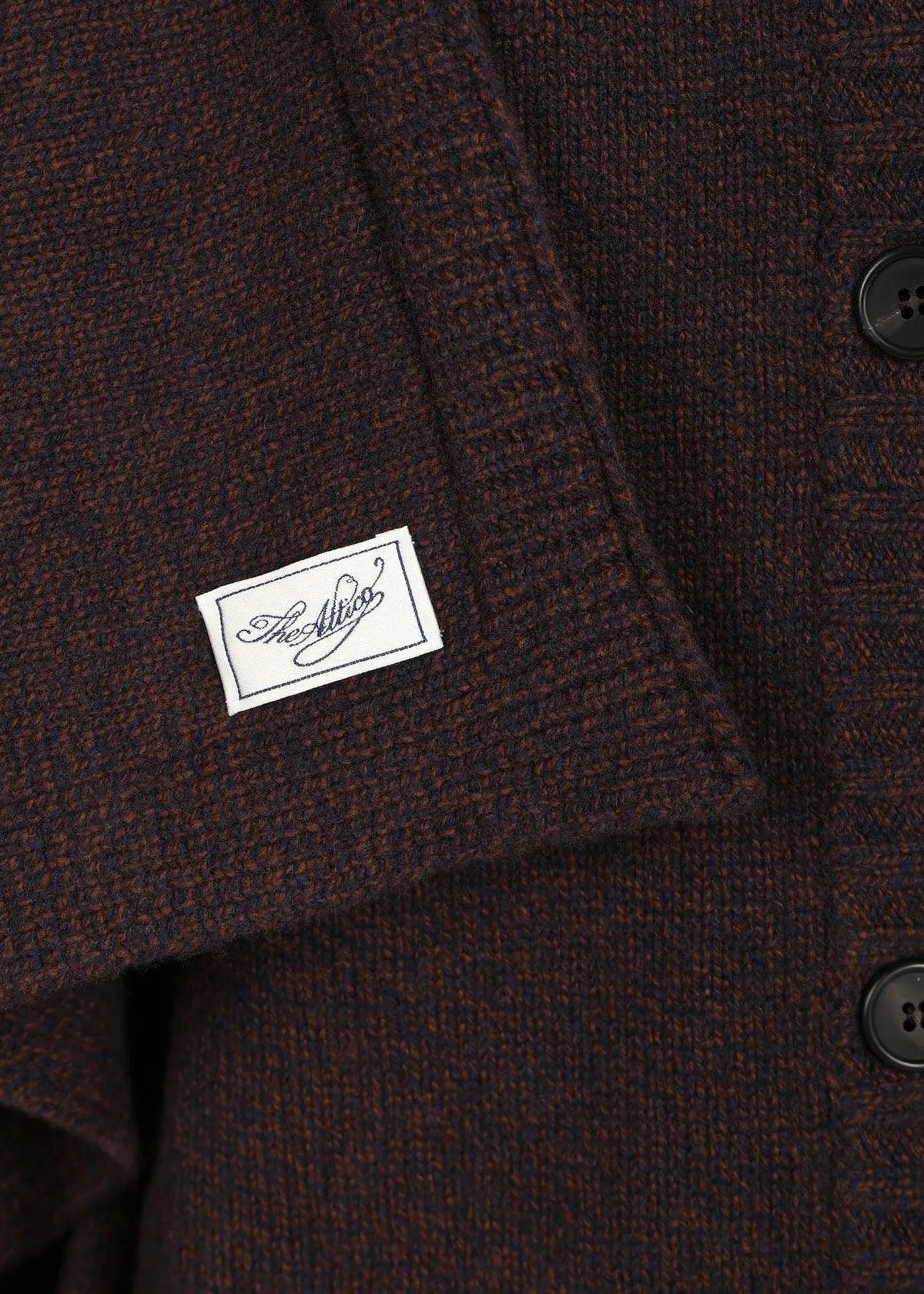 The Attico // Cardigan Wool Cashmere / Brown Shades Womens The Attico 