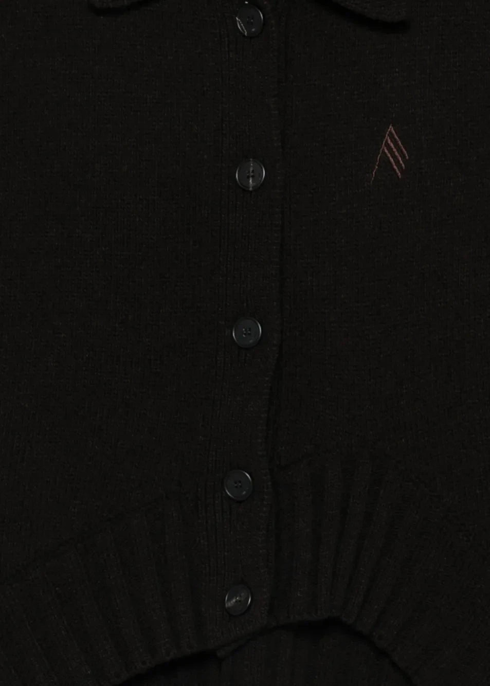 The Attico // Cardigan Wool Cashmere / Dark Brown Womens The Attico 