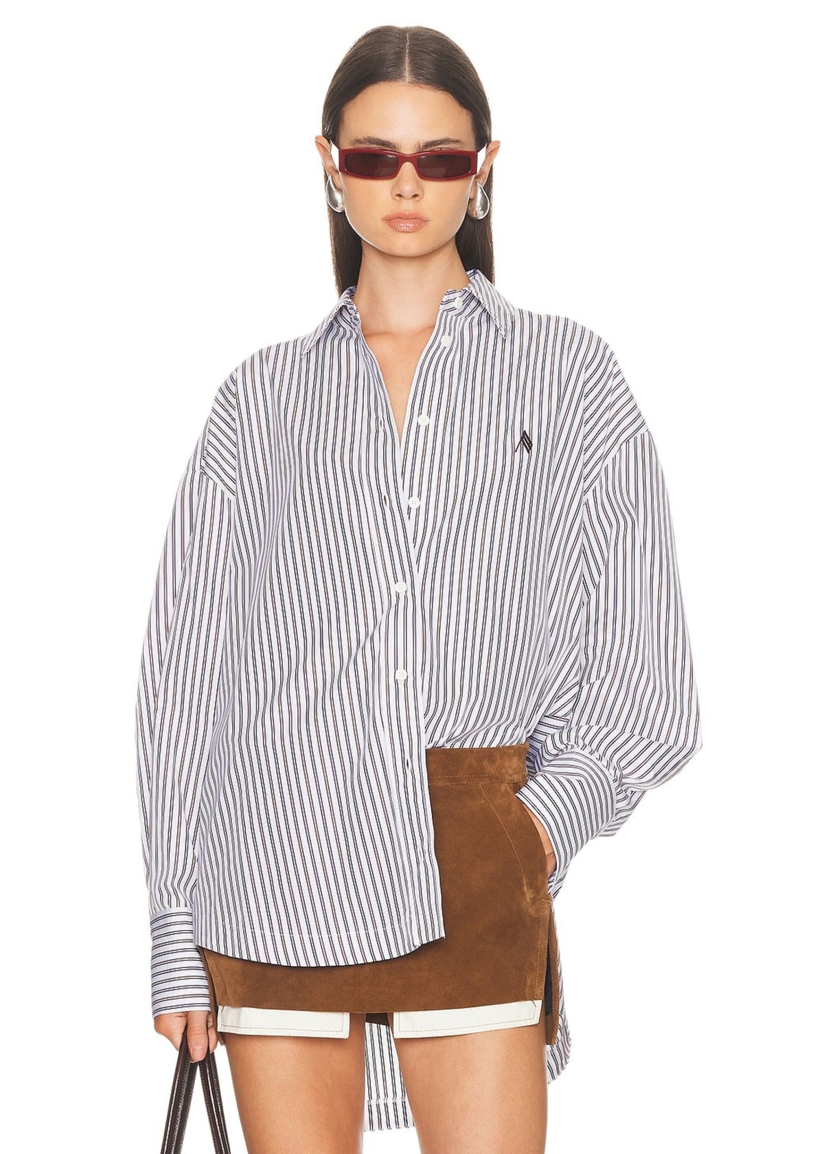 The Attico // Diana Multi Colour Shirt Womens The Attico 