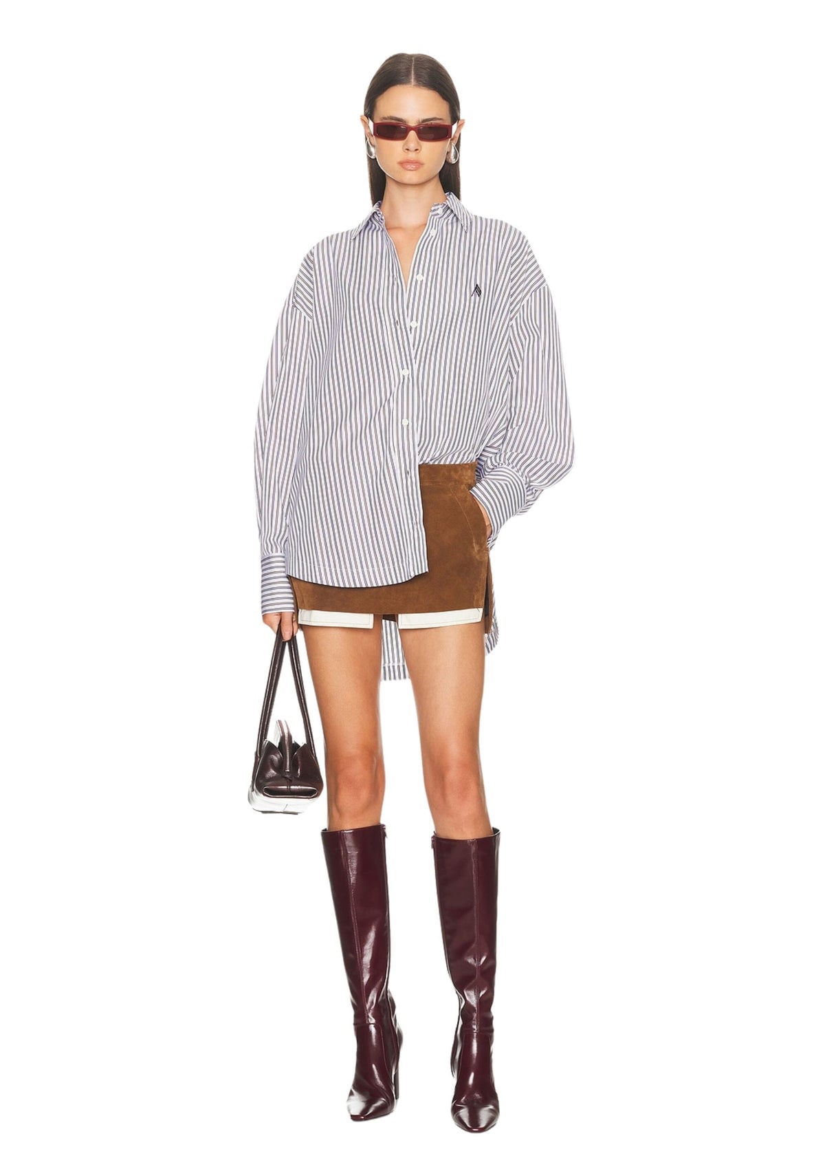 The Attico // Diana Multi Colour Shirt Womens The Attico 