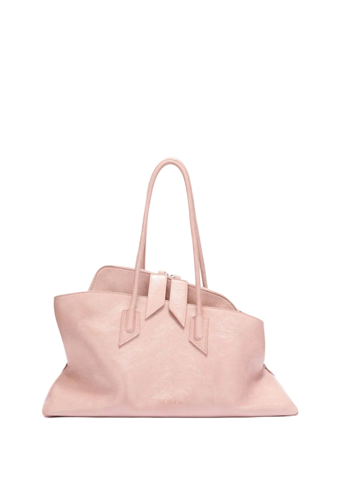 The Attico // "La Passeggiata Medium" Top Naplack Patent / Blush Womens The Attico 