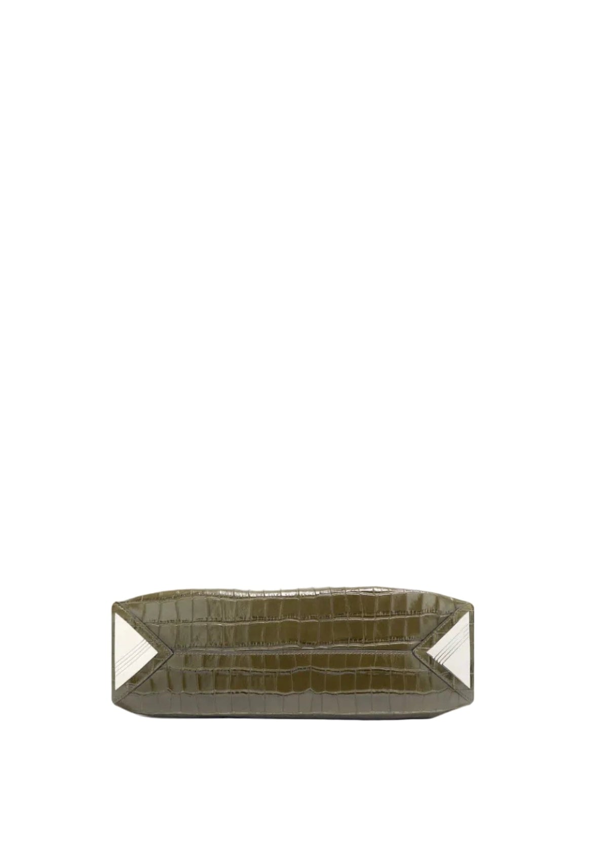 The Attico // "La Passeggiata Small" Top Crocodile Printed Leather / Green Degrade Womens The Attico 
