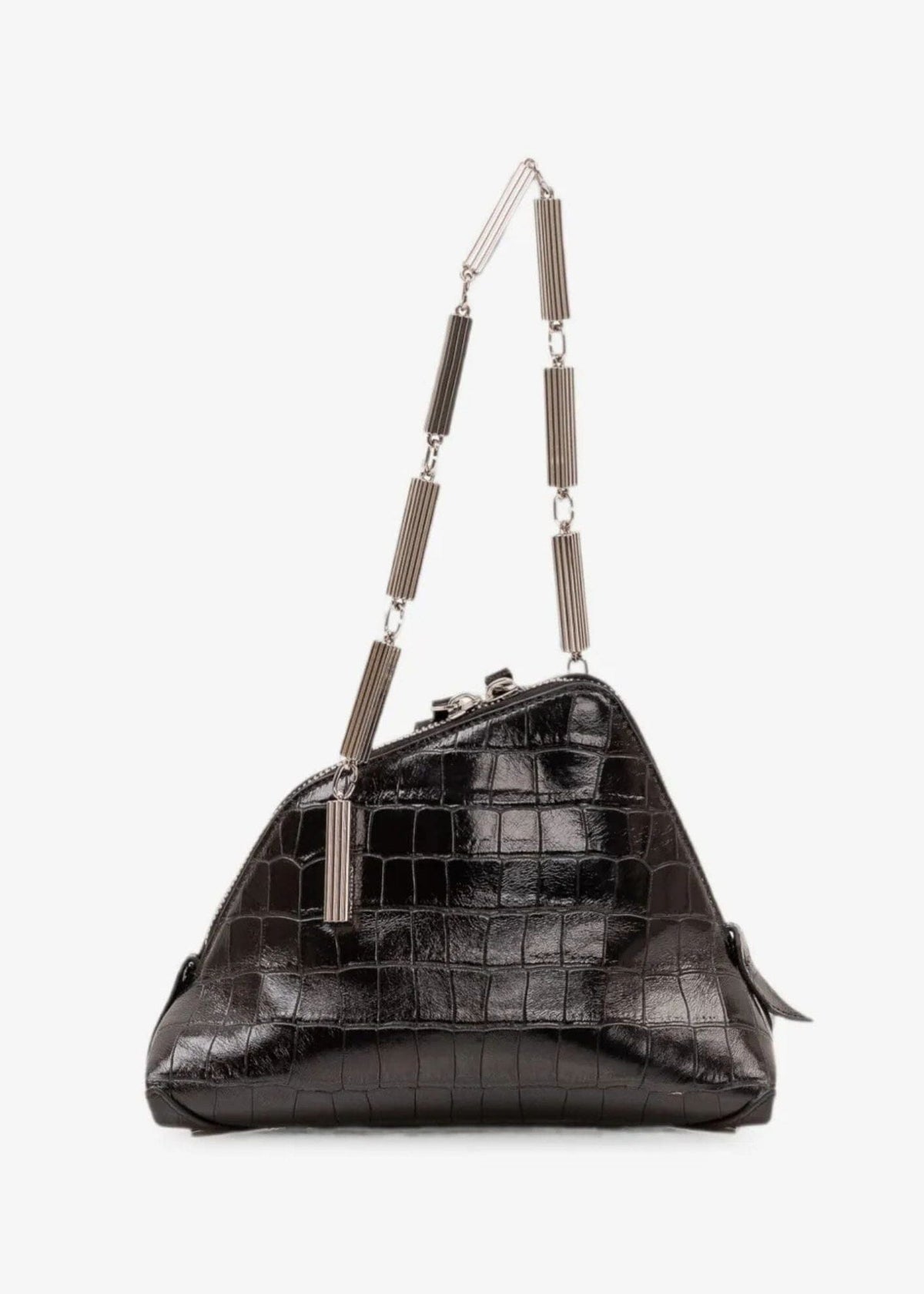 The Attico // La Scala Clutch Crocodile Print Mix / Black Womens The Attico 