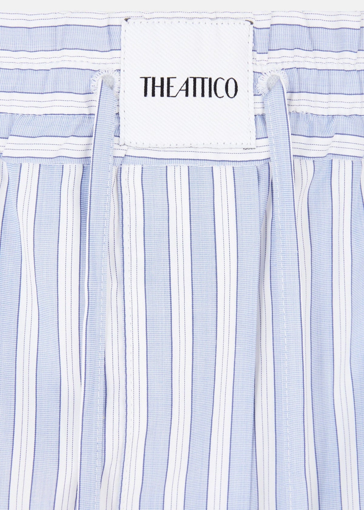 The Attico // Long Pant Cotton Stripes / Light Blue & White Womens The Attico 