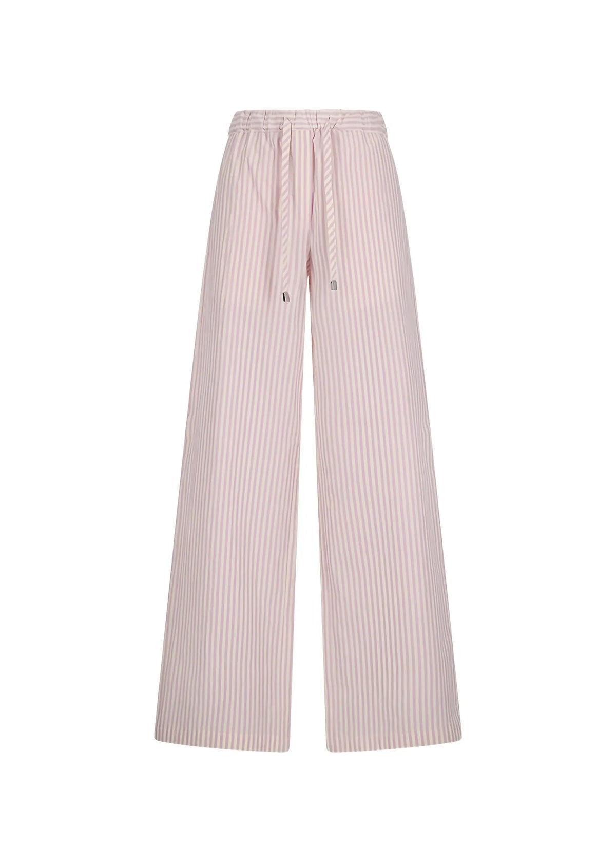 The Attico // Long Pant Striped Popeline / Lavender & Banana Womens The Attico 