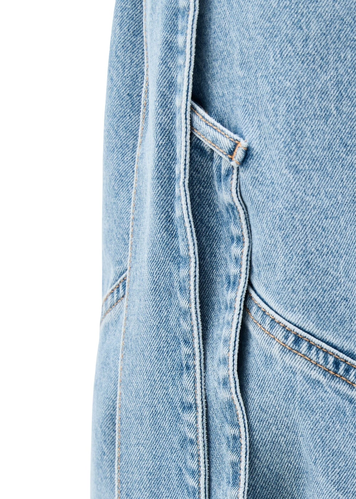 The Attico // Long Pant Washed Denim / Sky Blue Womens The Attico 