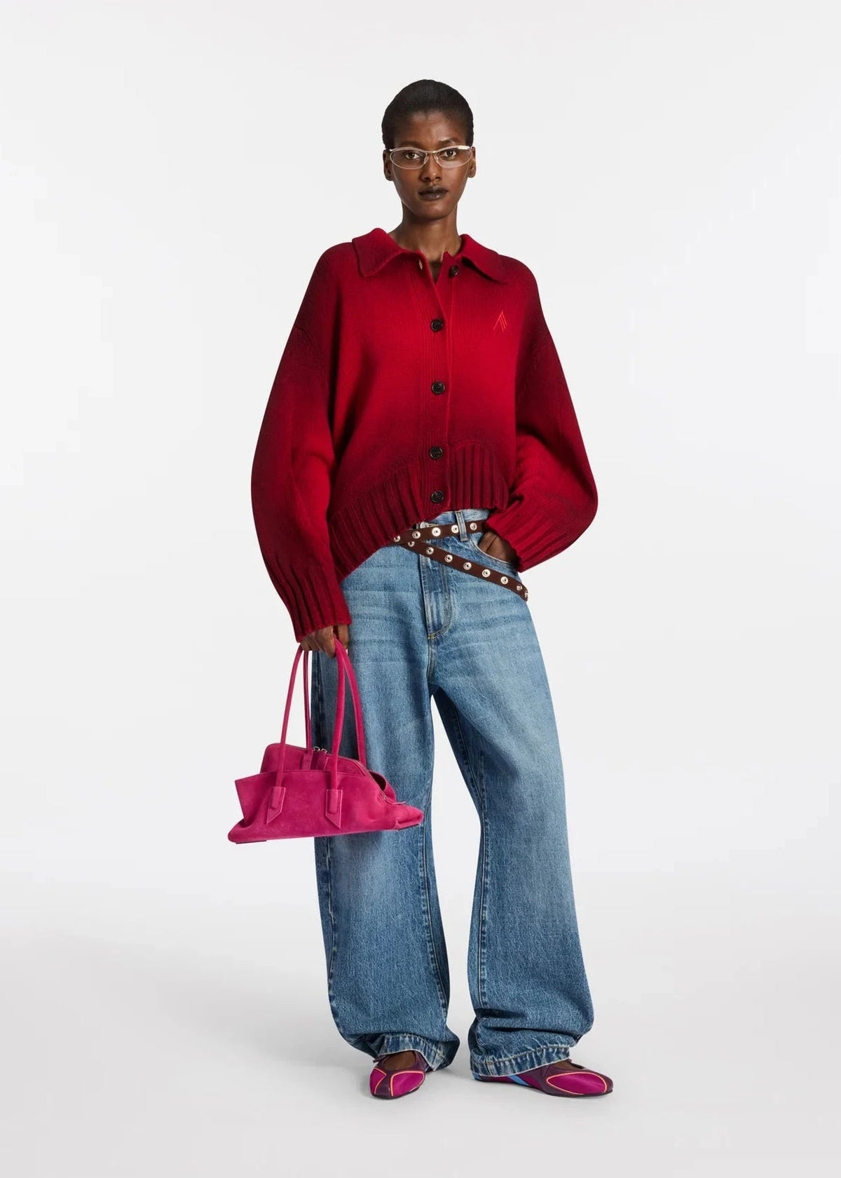 The Attico // Long Pant Washed Denim / Sky Blue Womens The Attico 