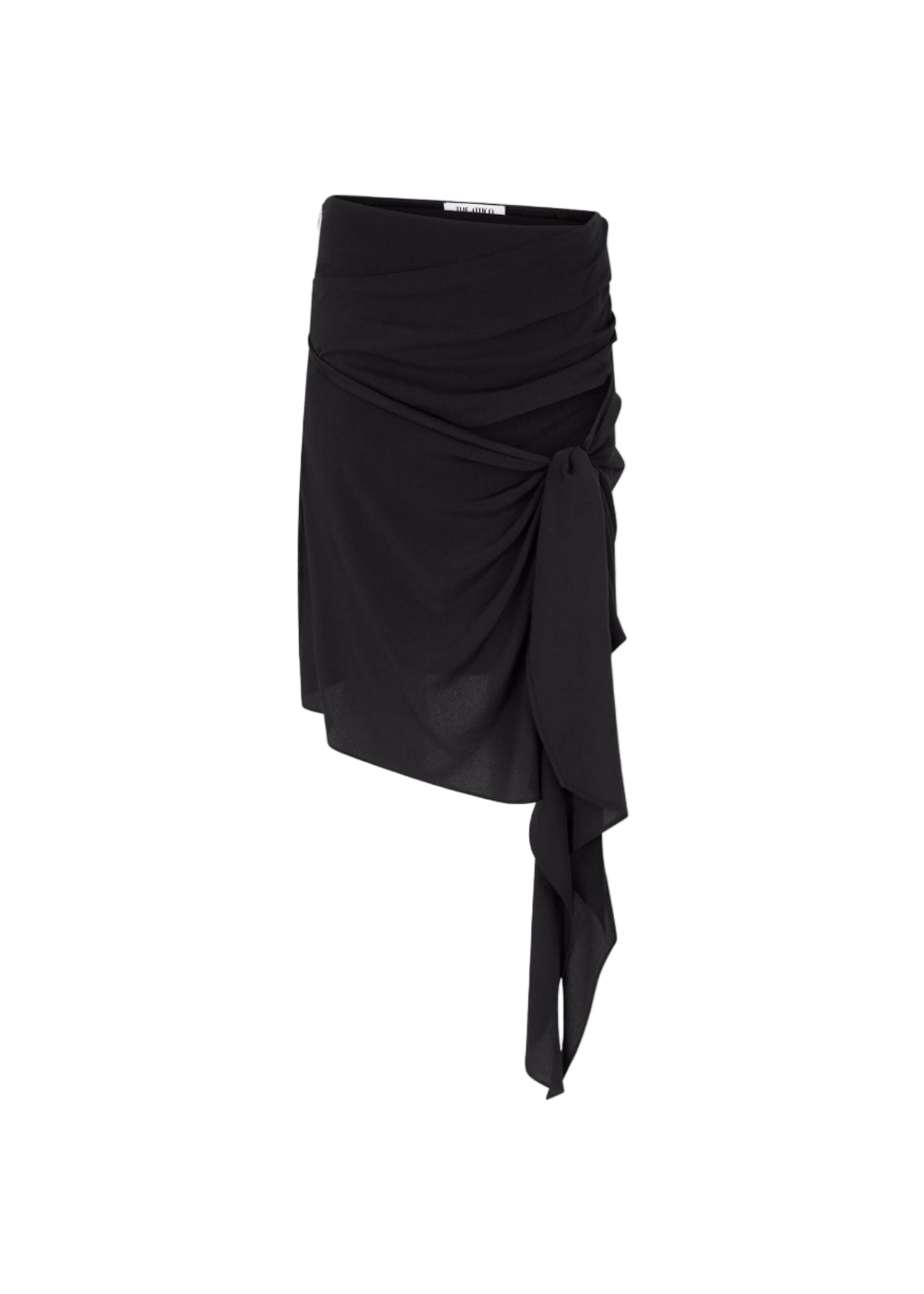 The Attico // Midi Skirt Crepe / Black Womens The Attico 