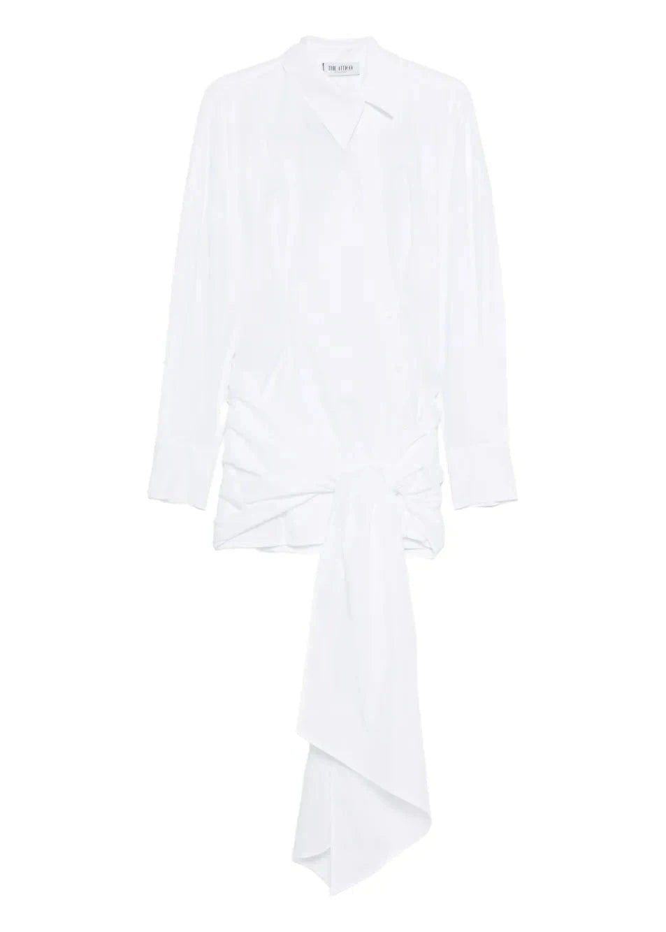 The Attico // Mini Dress Cotton Popeline Stretch / White Womens The Attico 