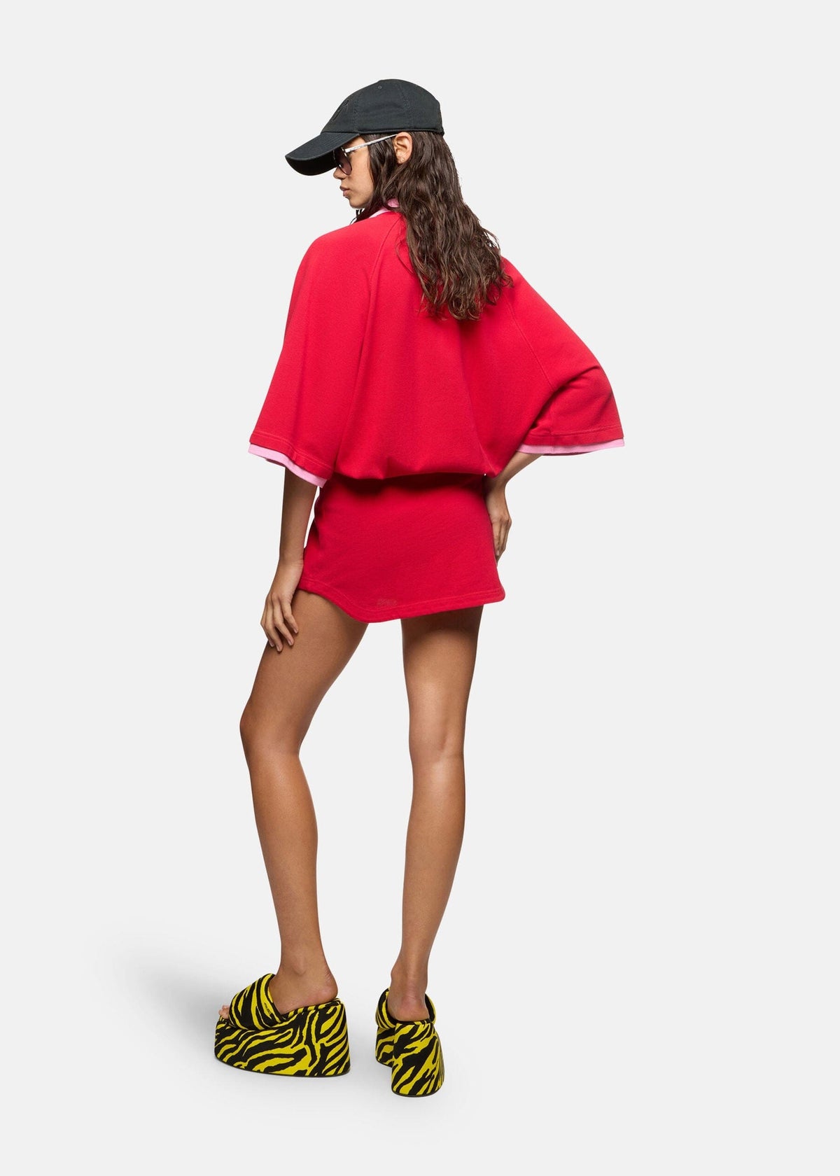 The Attico // Mini Dress Jersey Pique / Red Womens The Attico 